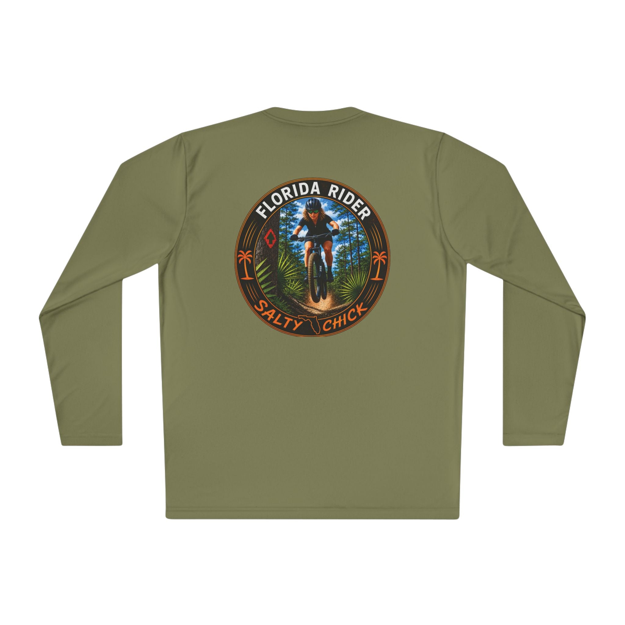 Salty Chick Dirt & Grit Long Sleeve Performance Tee – Mountain Biking & Trails