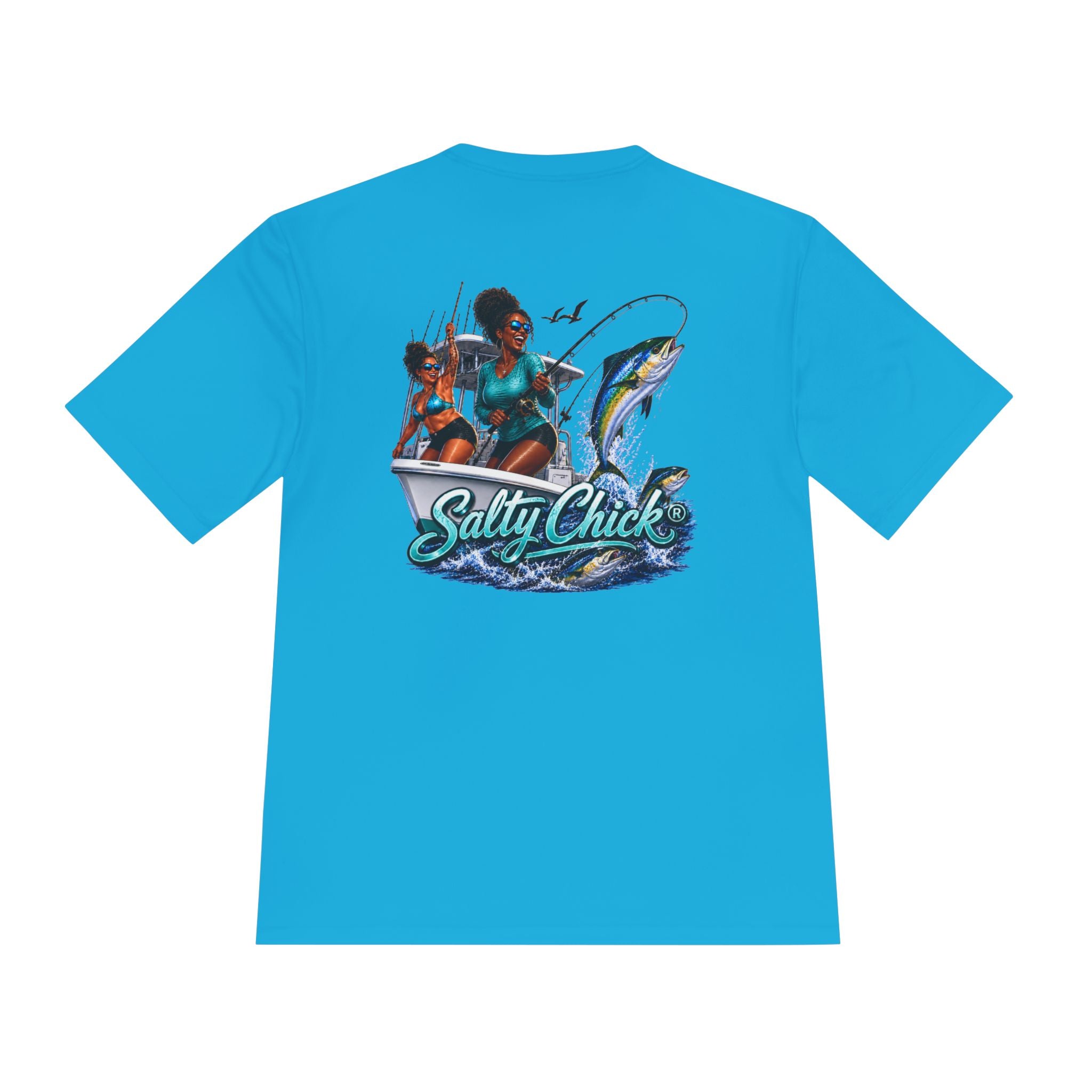 Salty Chick Saltwater Soul Moisture Wicking Tee – Fishing