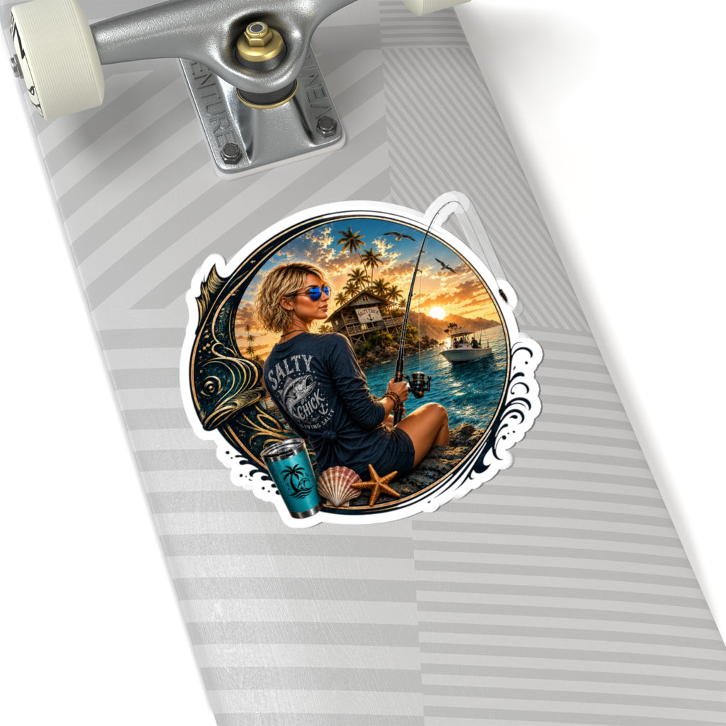 Salty Chick Fishing Kiss-Cut Vinyl Sticker Vol. 4