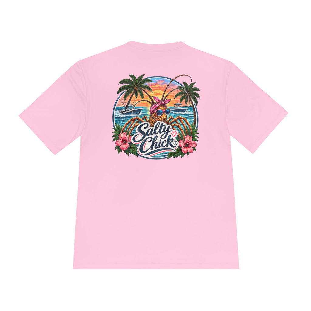 Salty Chick Lobster Haul Moisture Wicking Tee – Fishing