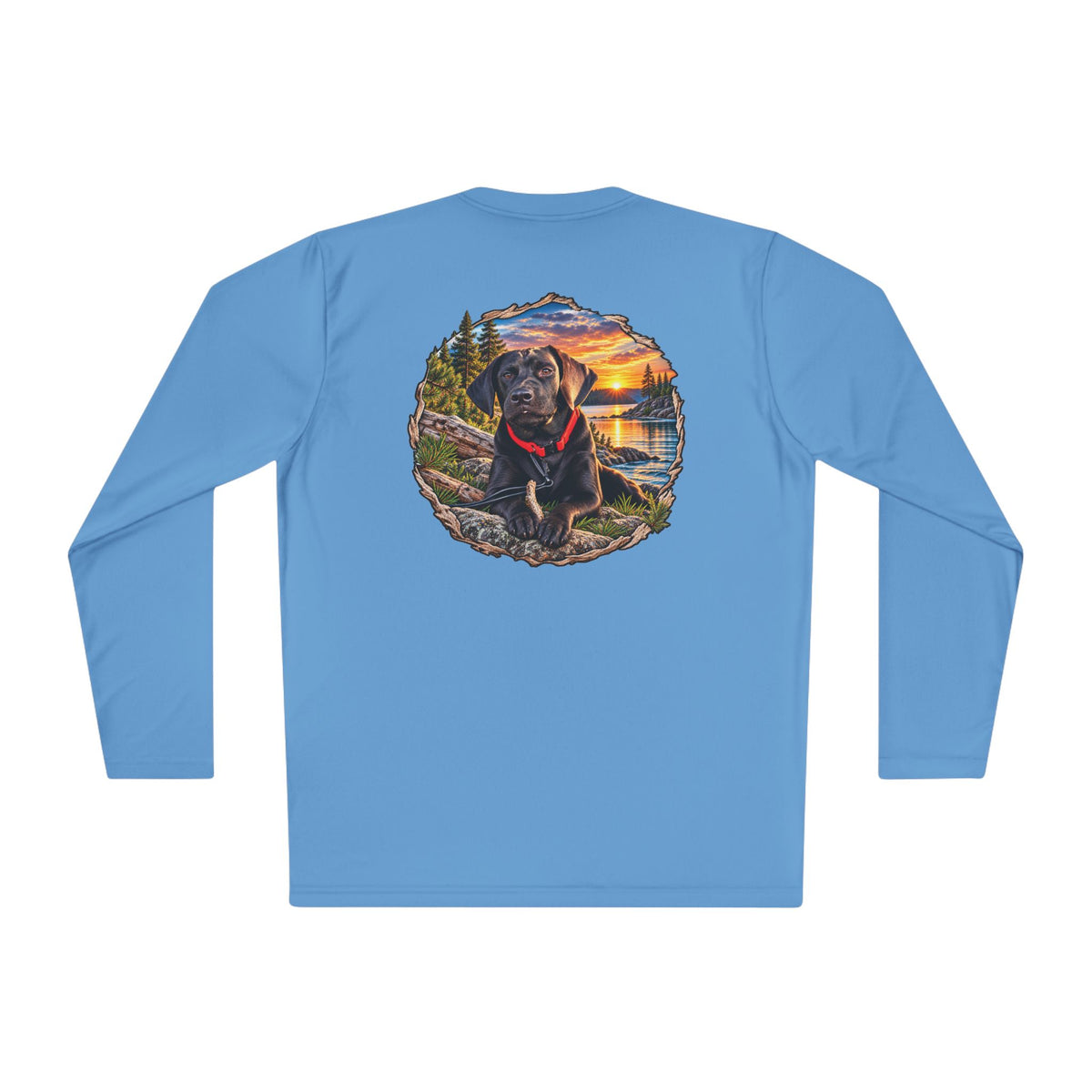 Chocolate Lab Moisture Wicking Long Sleeve