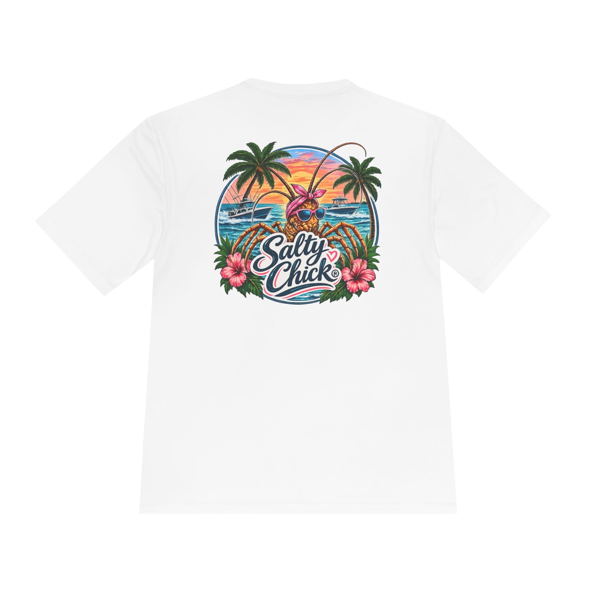 Salty Chick Lobster Haul Moisture Wicking Tee – Fishing