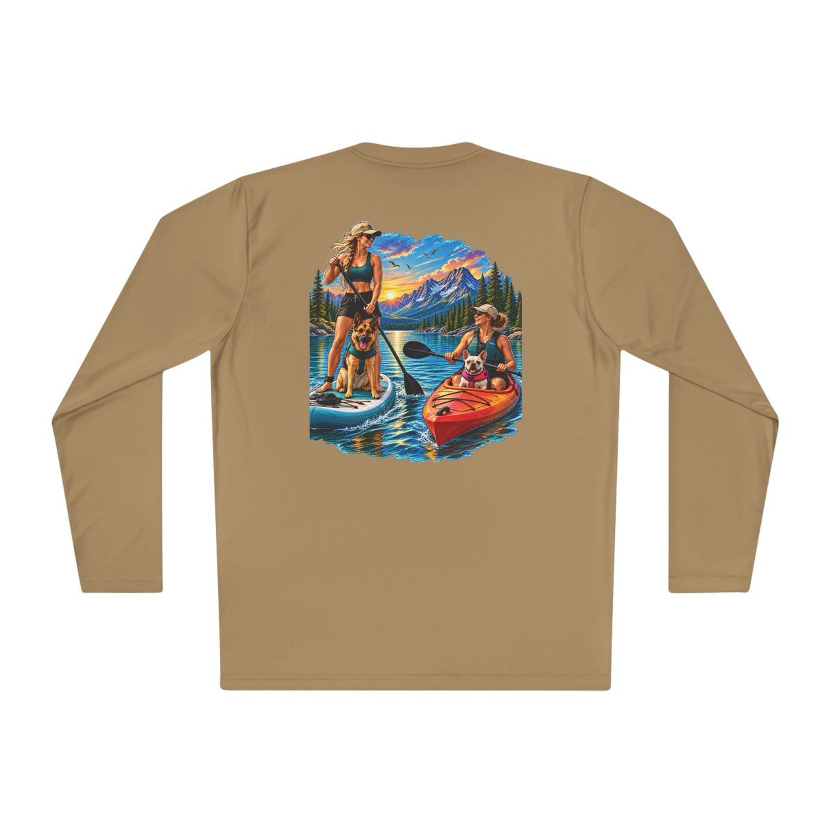 Kayak/Paddle with dogs Moisture Wicking Long Sleeve