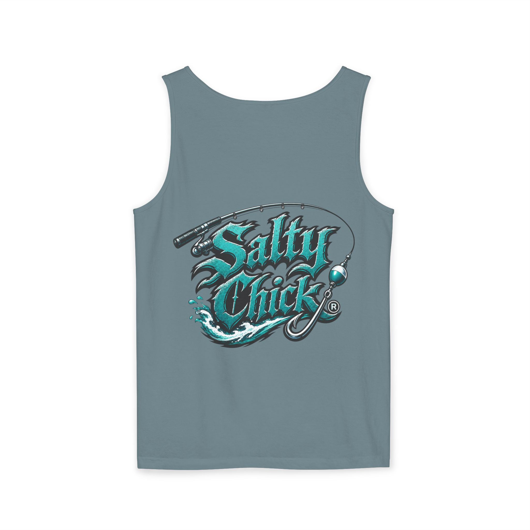 Salty Chick Tide & Hook Garment-Dyed Tank – Fishing