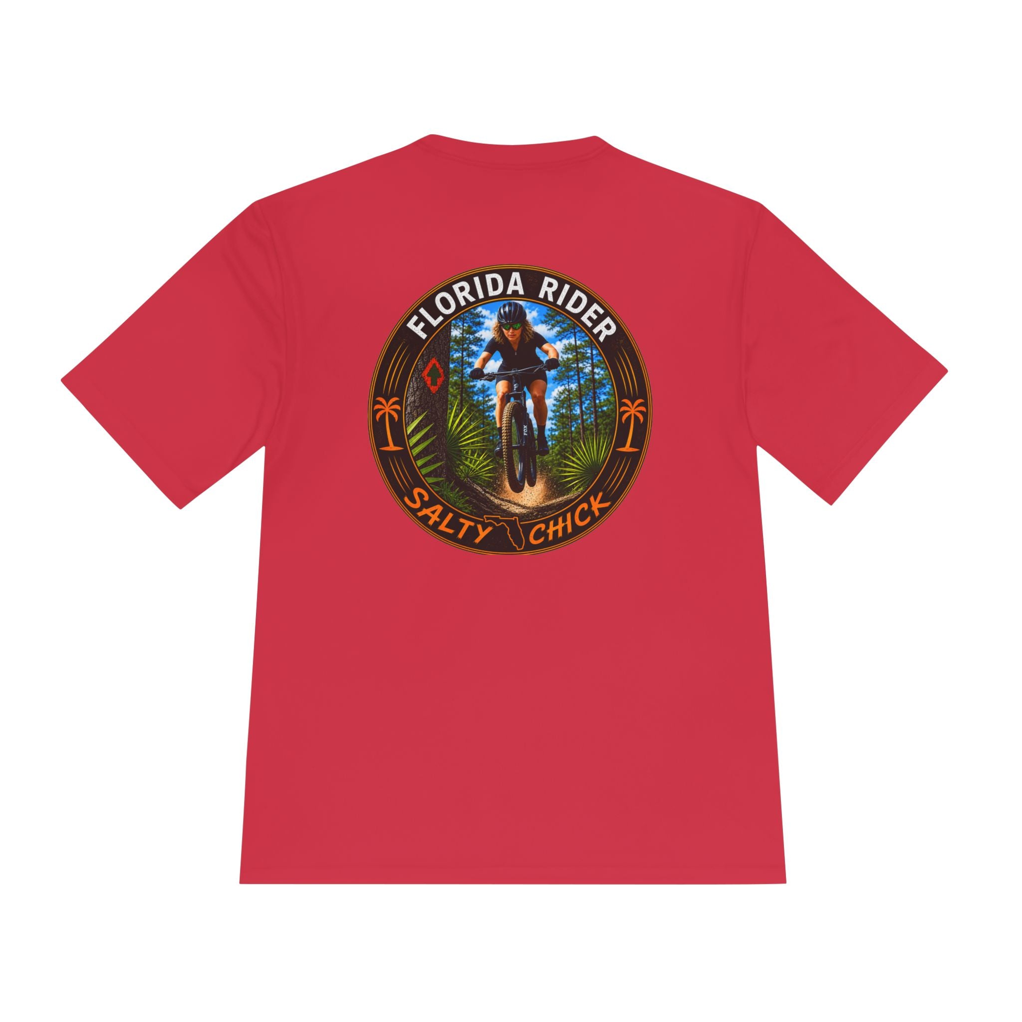Salty Chick Singletrack Performance Tee – Mountain Biking & Trails