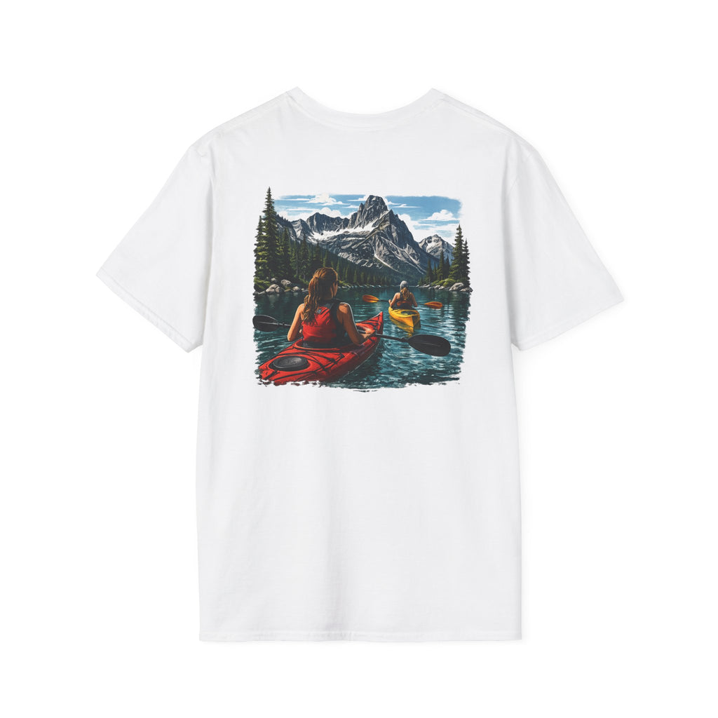 Kayaking Moutain River Cotton Tee