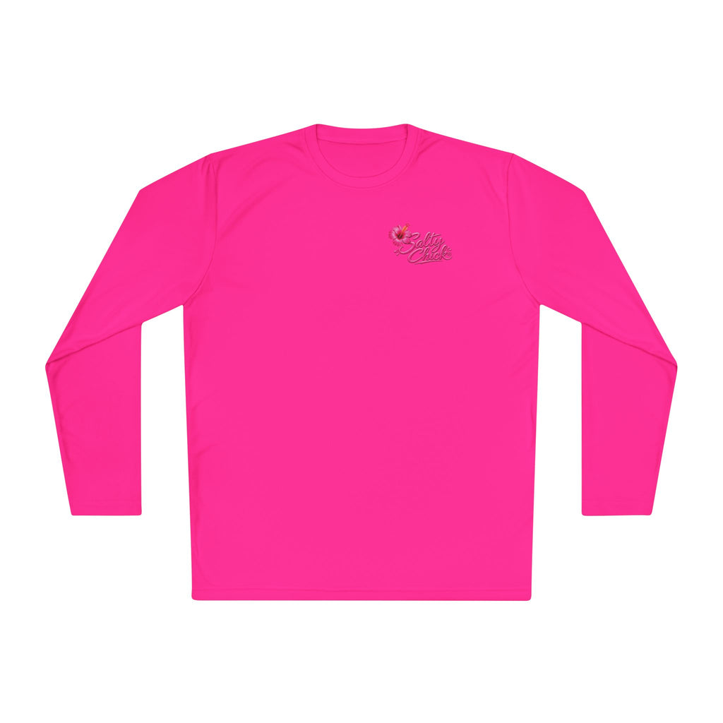 Female with Poodle Moisture Wicking Long Sleeve