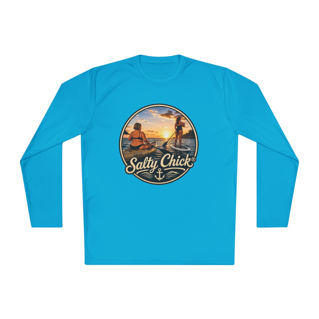 Salty Chick Paddle & Glide Long Sleeve Performance Tee – Kayak & Paddleboard