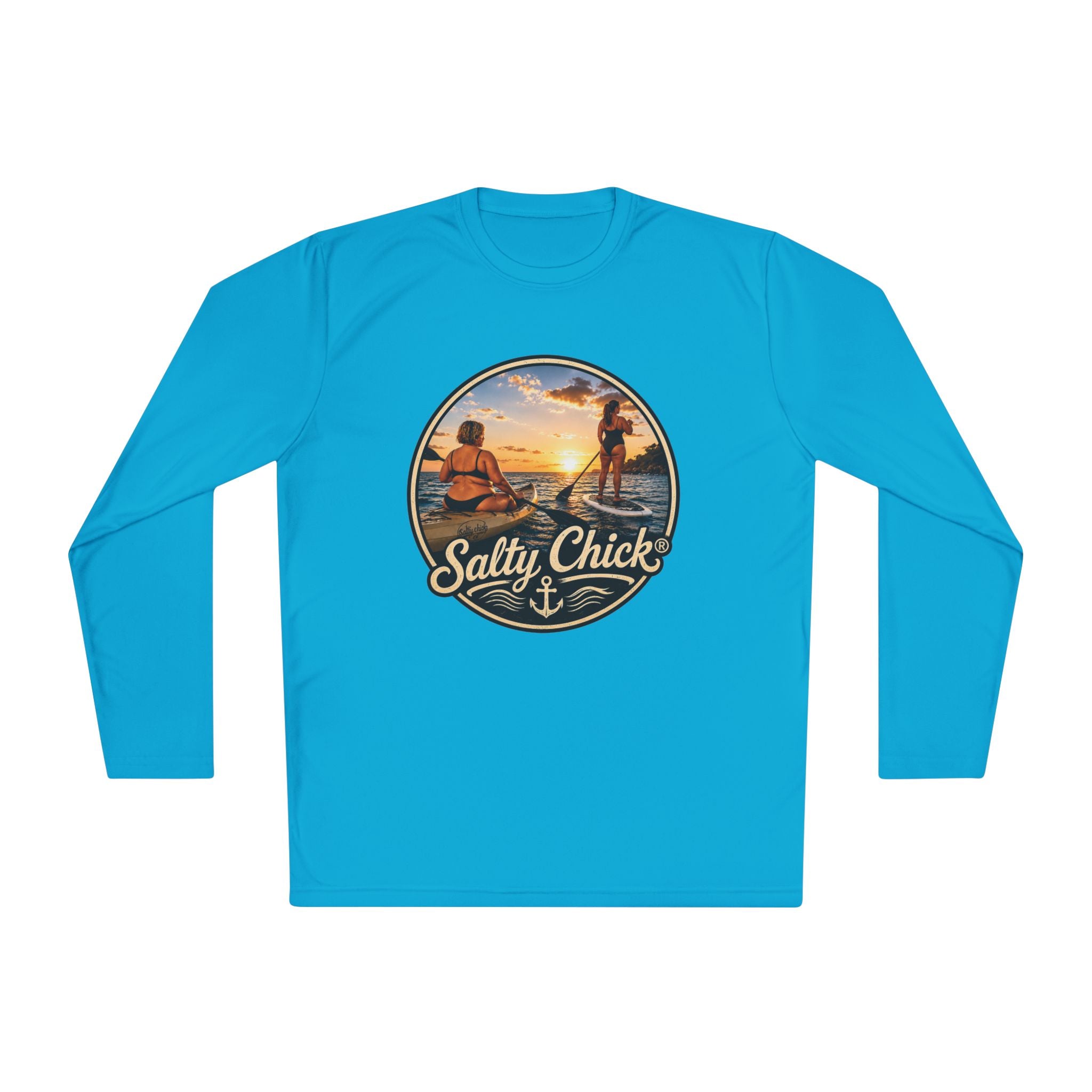 Salty Chick Paddle & Glide Long Sleeve Performance Tee – Kayak & Paddleboard