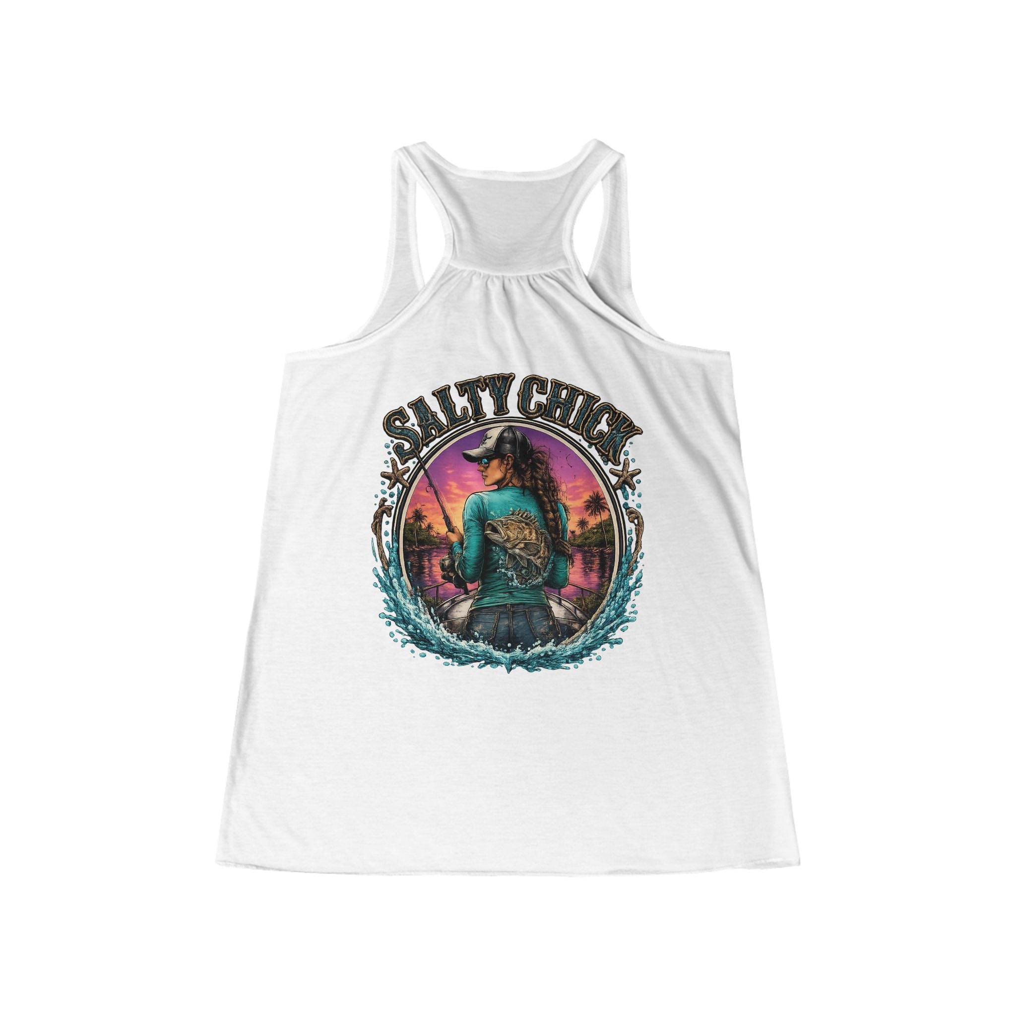 Salty Chick Tidal Wave Racerback Tank – Fishing