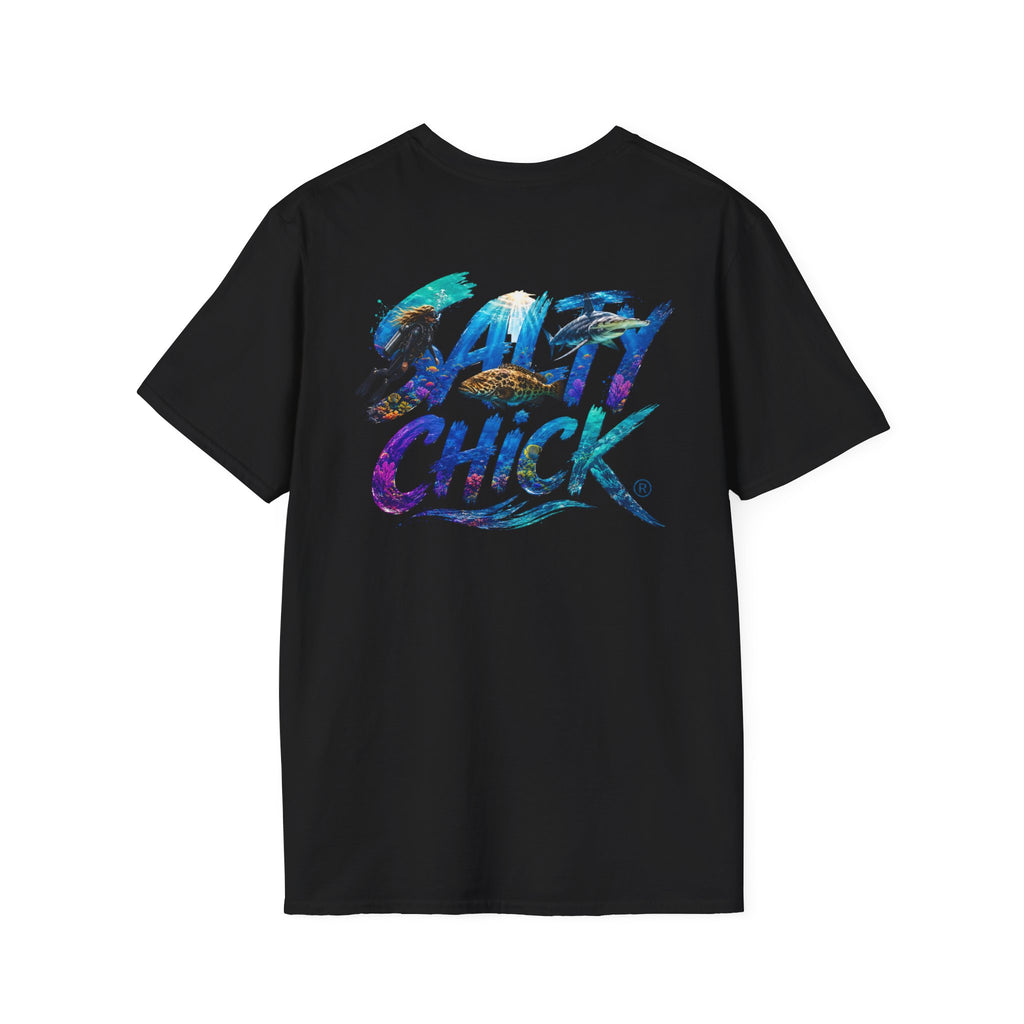 Salty Chick Diver Down Cotton Tee – Coastal Life
