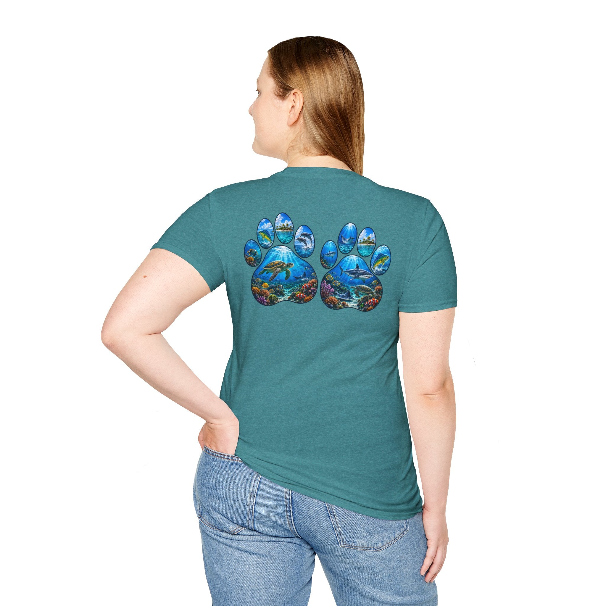 Salty Chick Dog Paws Cotton Tee – Coastal Life