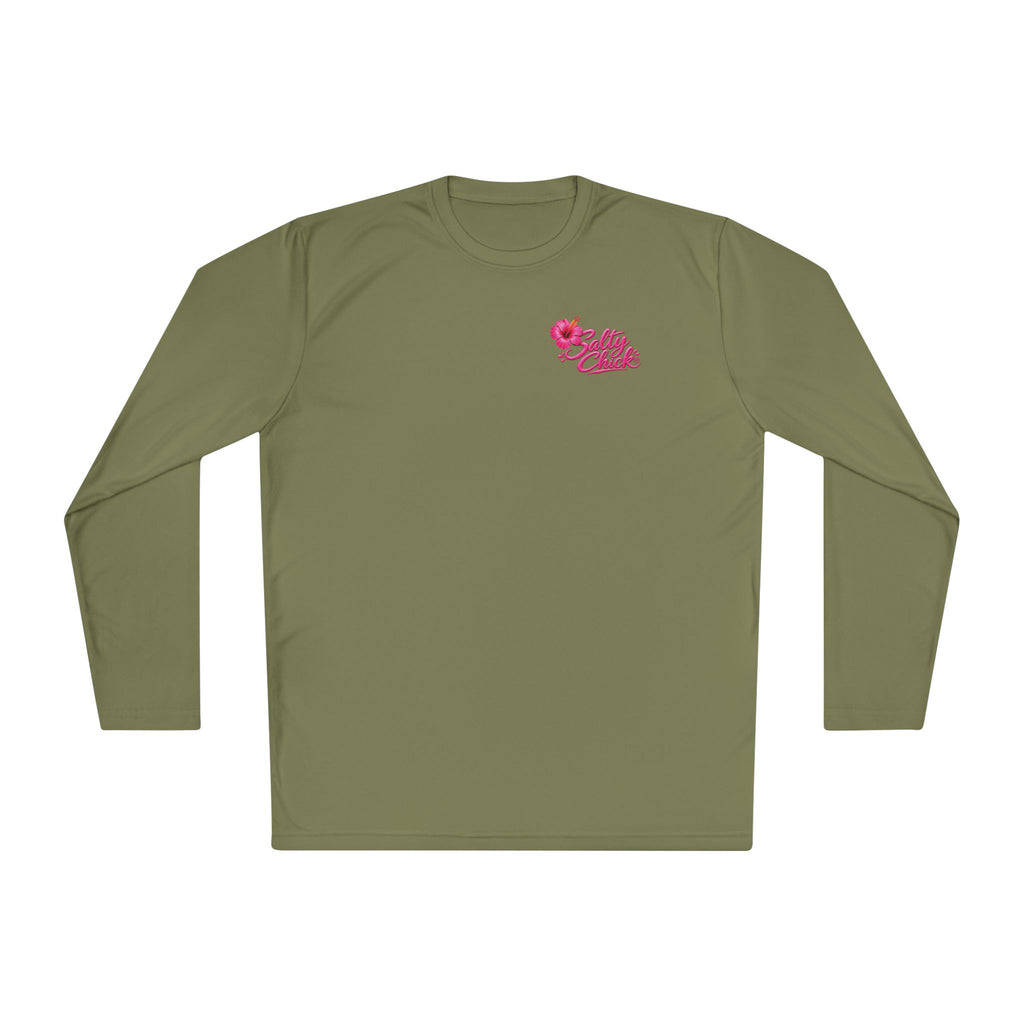 Female with Poodle Moisture Wicking Long Sleeve