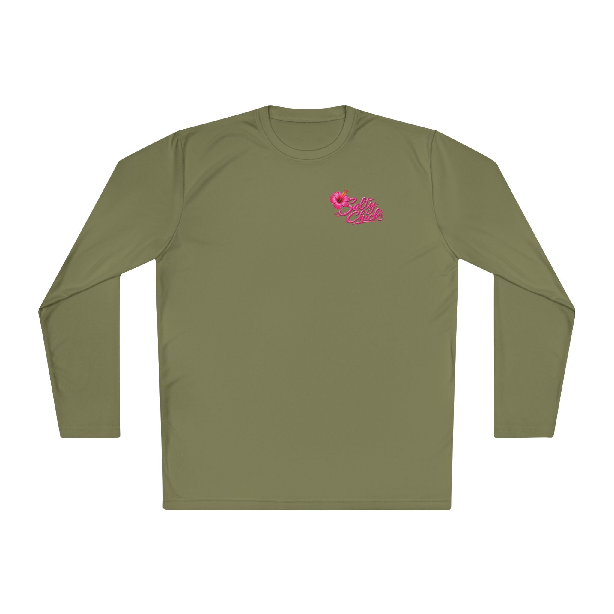 Female with Poodle Moisture Wicking Long Sleeve