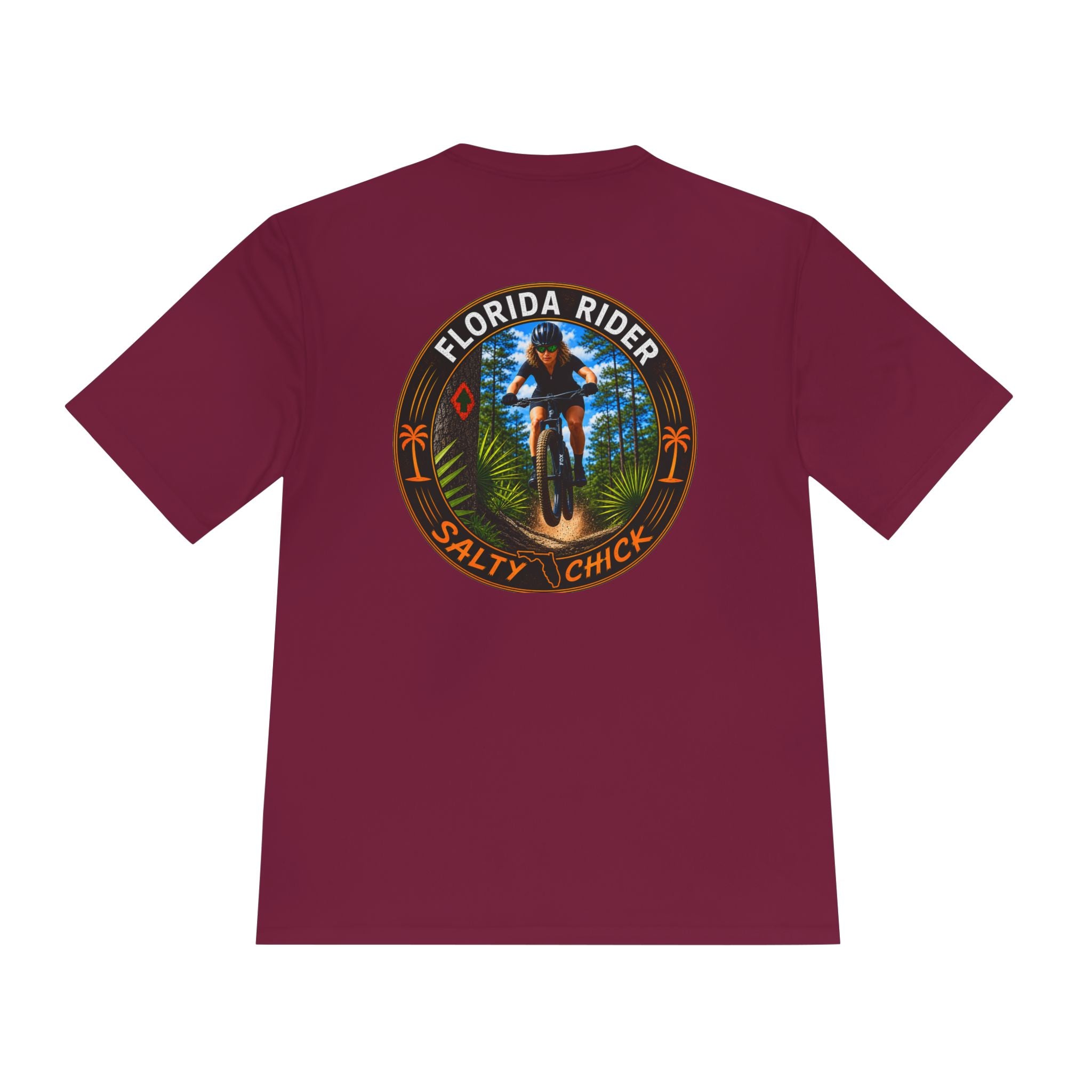 Salty Chick Singletrack Performance Tee – Mountain Biking & Trails