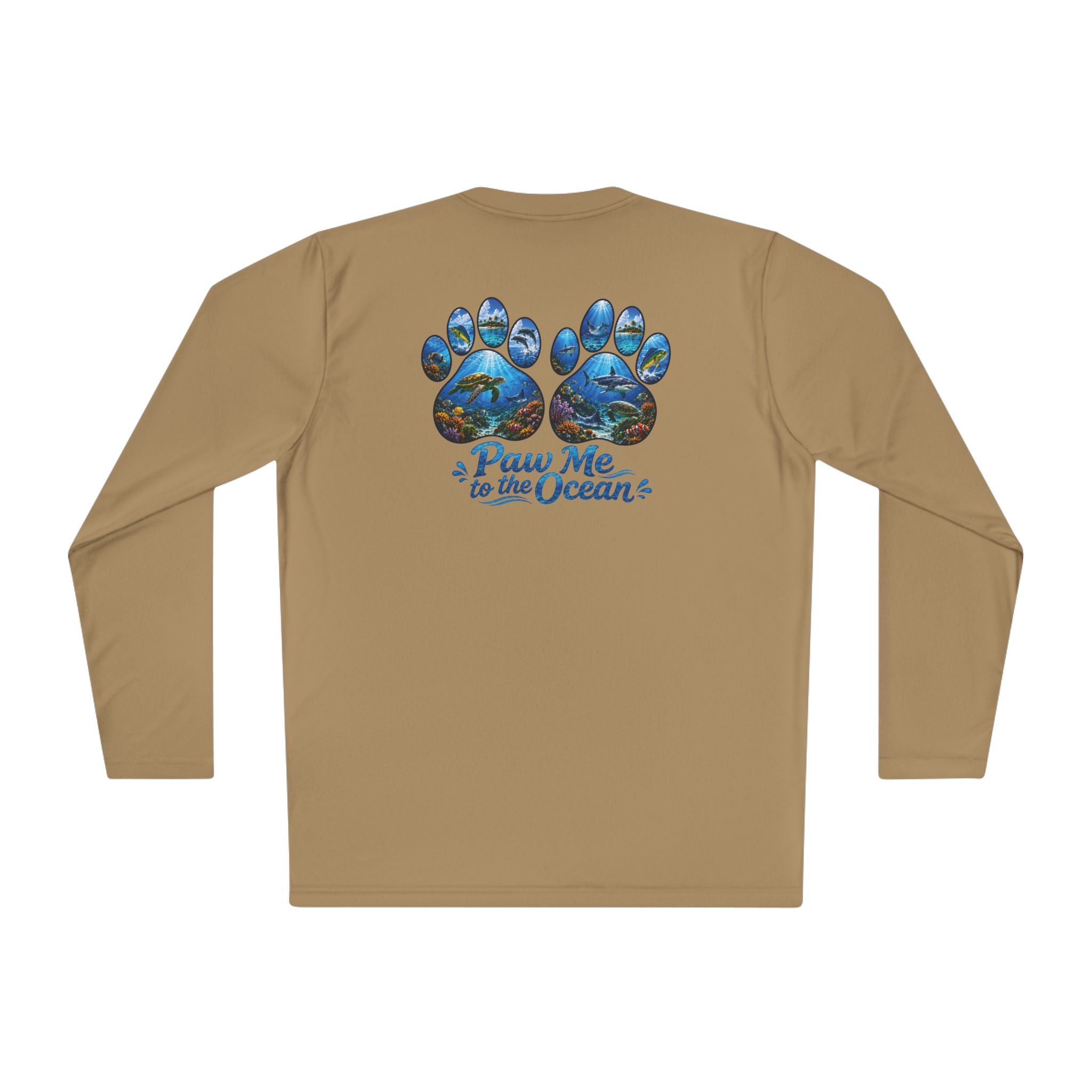 Salty Chick Paw Me to the Ocean Long Sleeve Performance Tee – Coastal Life