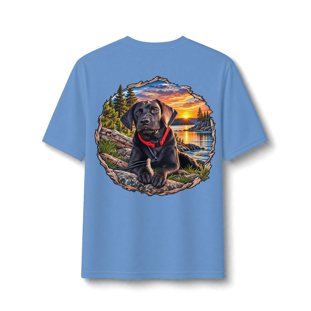 Choc Labrador Performance Tee