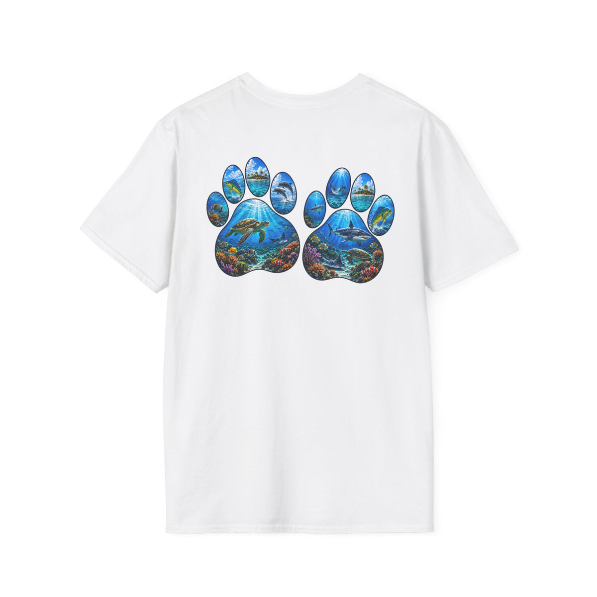 Cotton Tee- Dog Paws
