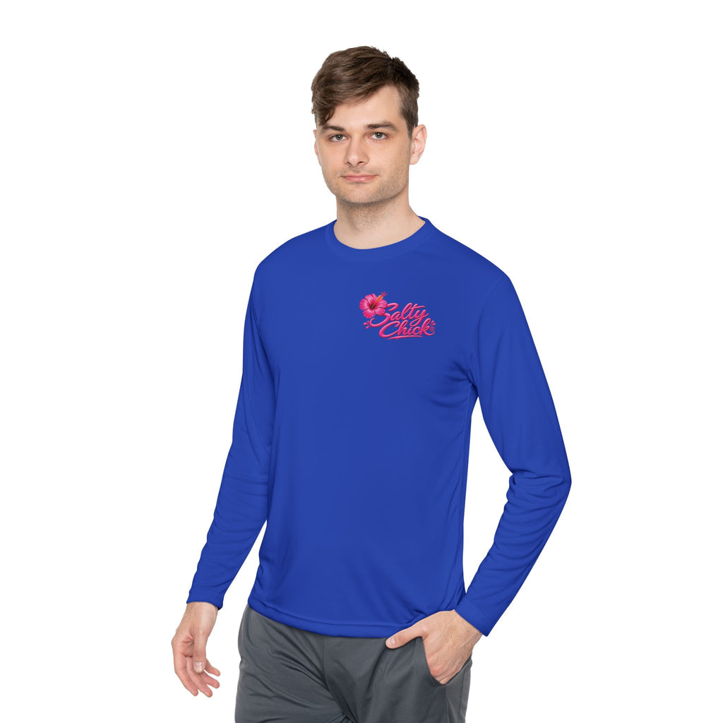 Female with tripod dog Moisture Wicking Long Sleeve