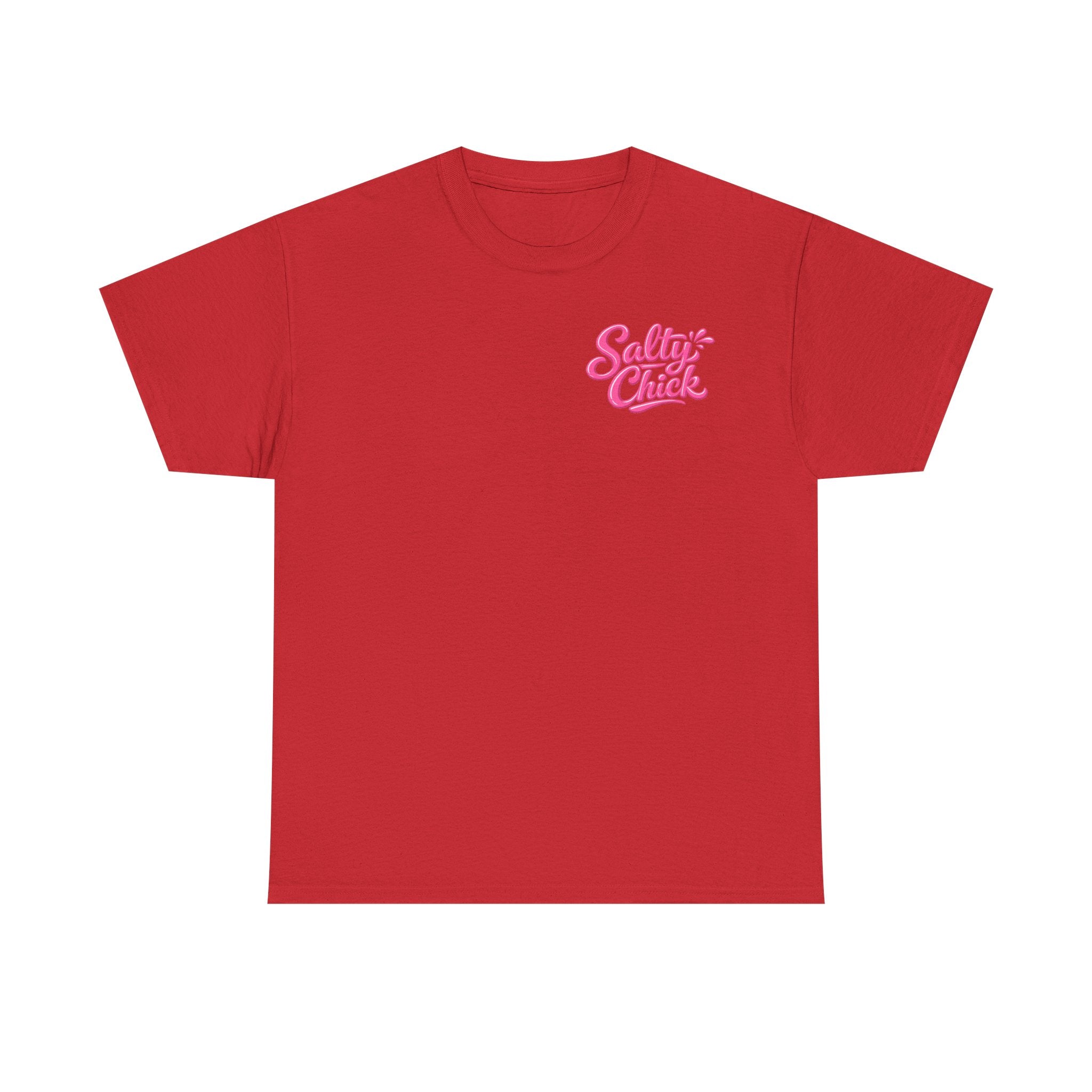 Salty Chick Hooked & Happy Heavy Cotton Tee – Fishing