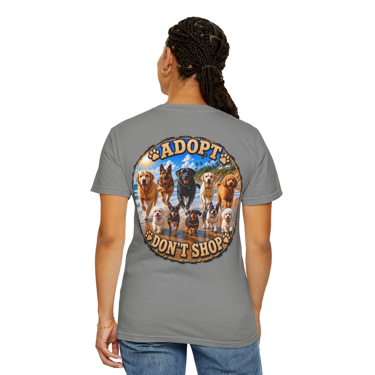 Adopt Don’t Shop Dog Cotton T‑Shirt