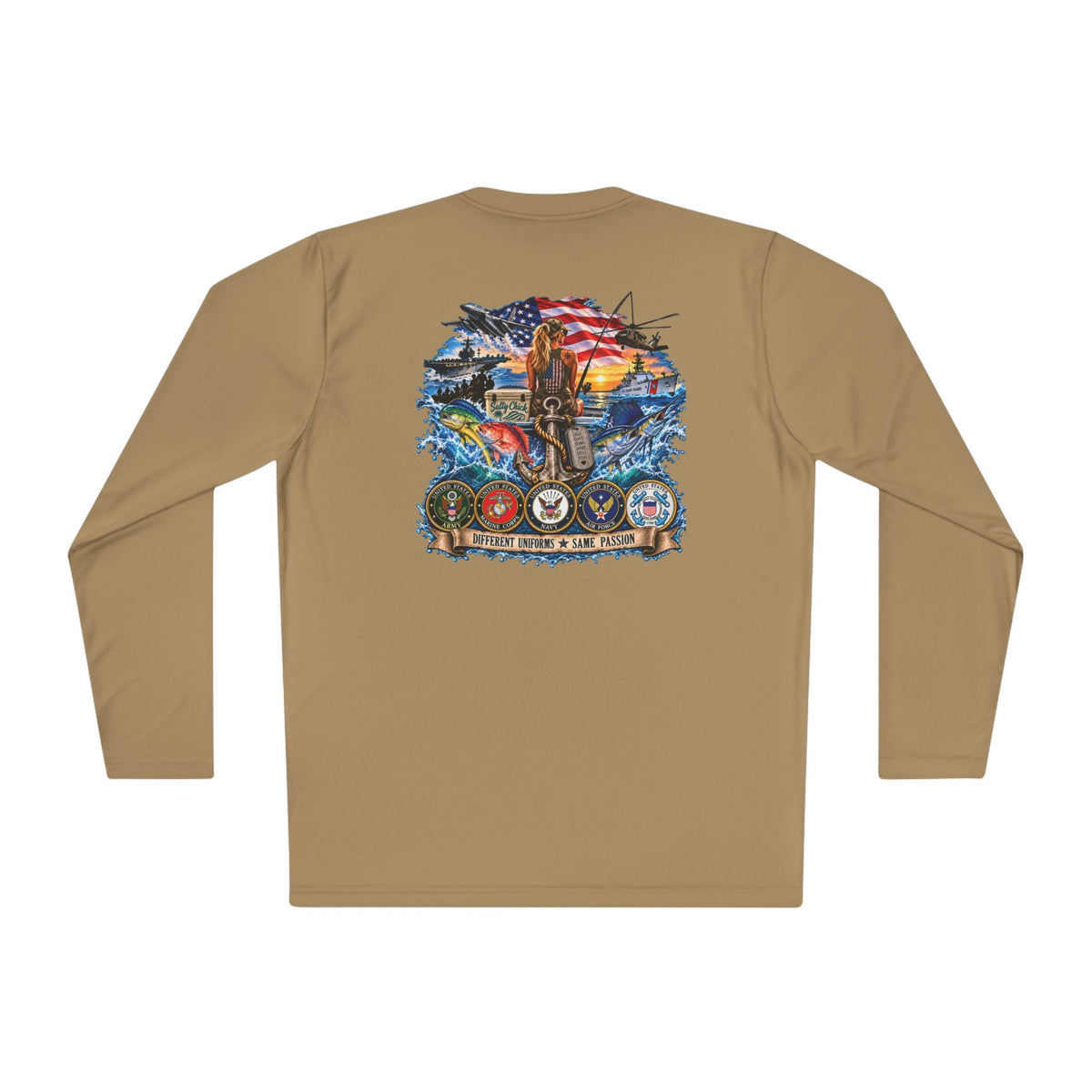 Military Services Performance Wicking Long Sleeve