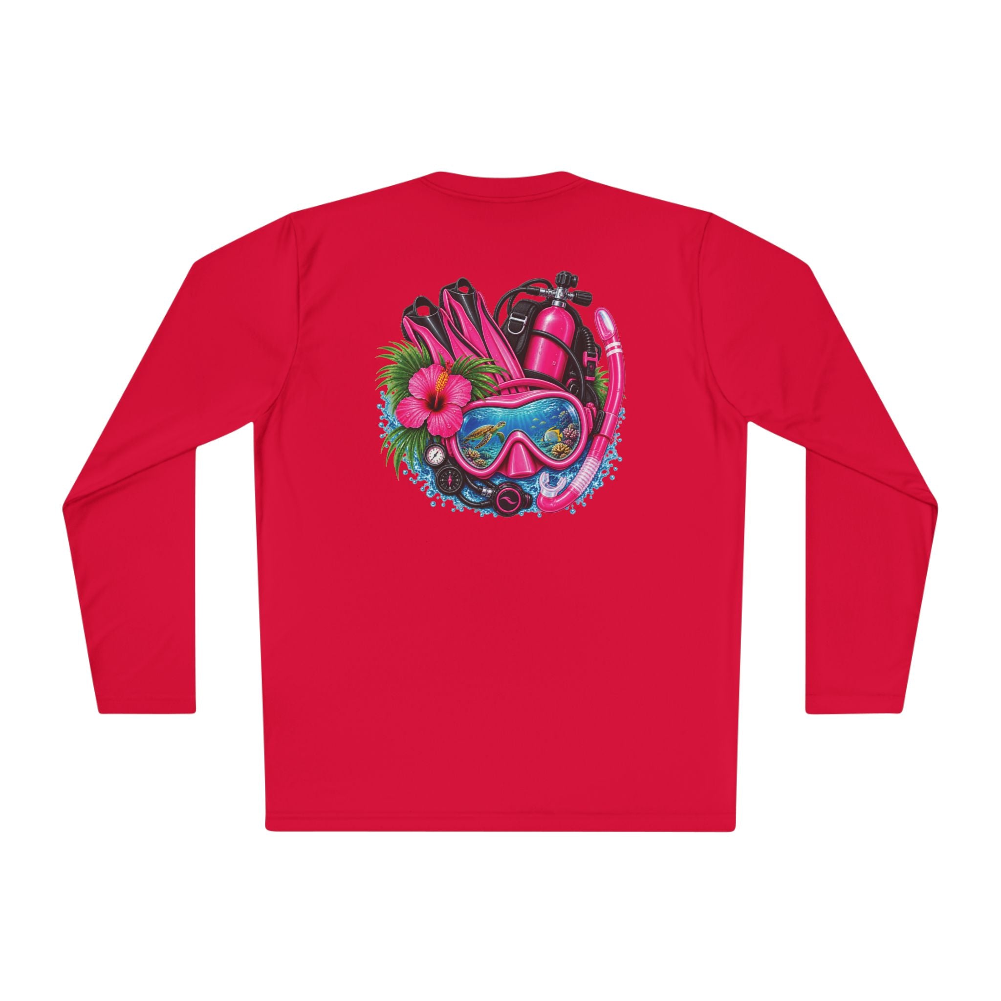 Diving Gear in pink Moisture Wicking Long Sleeve