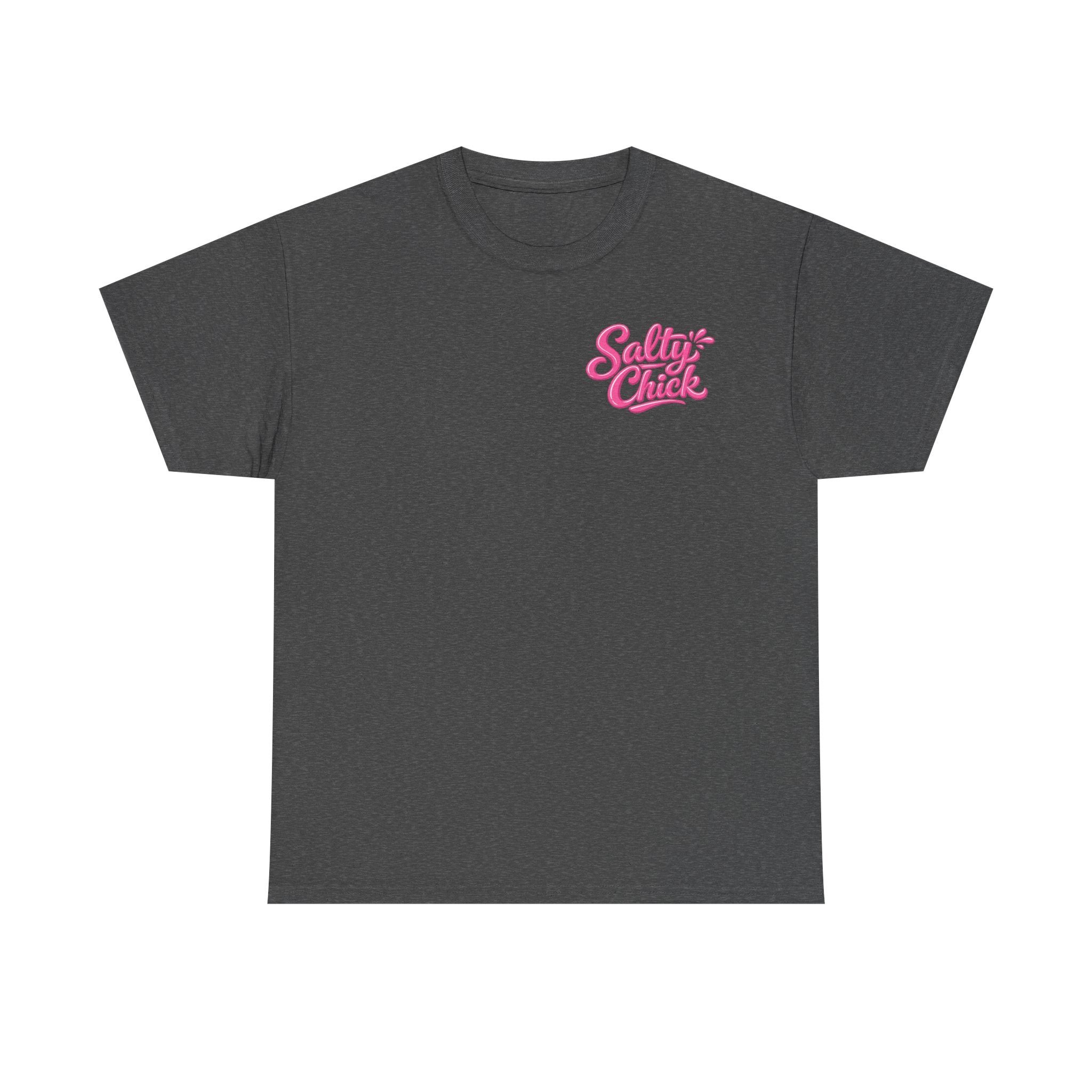 Salty Chick Hooked & Happy Heavy Cotton Tee – Fishing