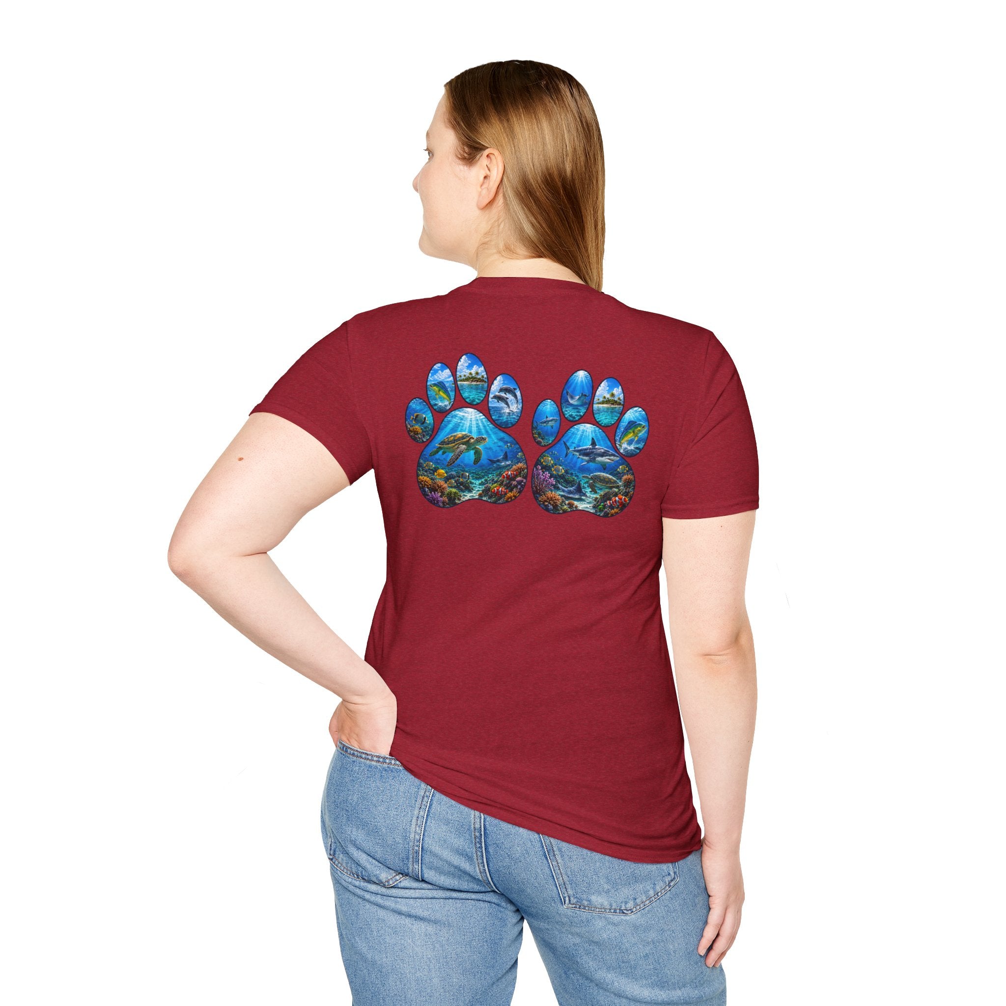 Salty Chick Dog Paws Cotton Tee – Coastal Life