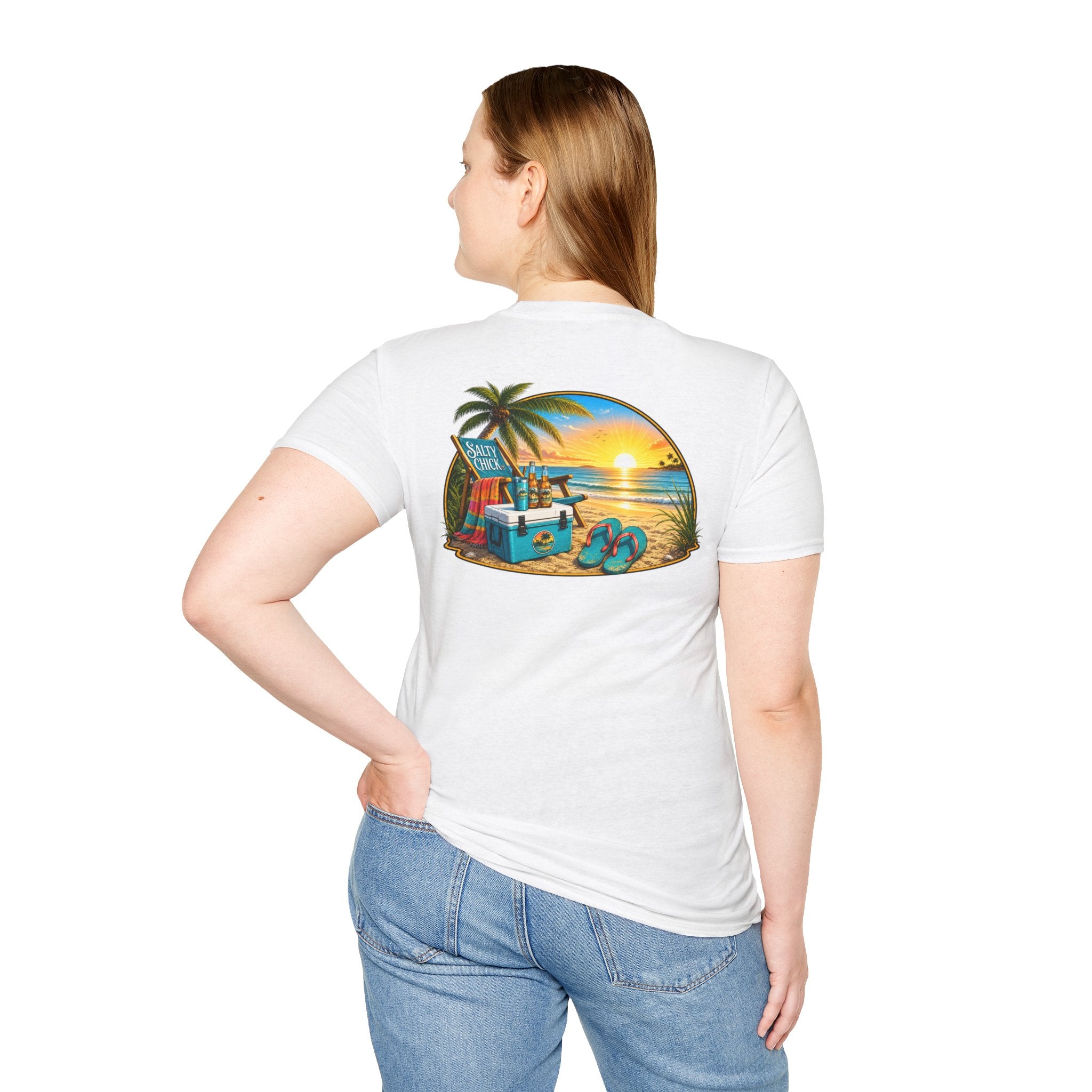 Salty Chick Shore Thing Cotton Tee – Coastal Life