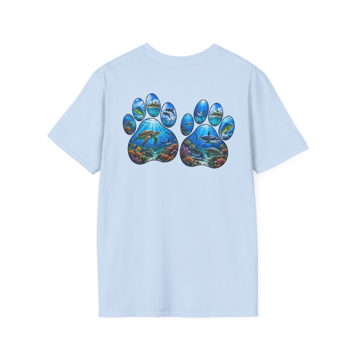 Cotton Tee- Dog Paws