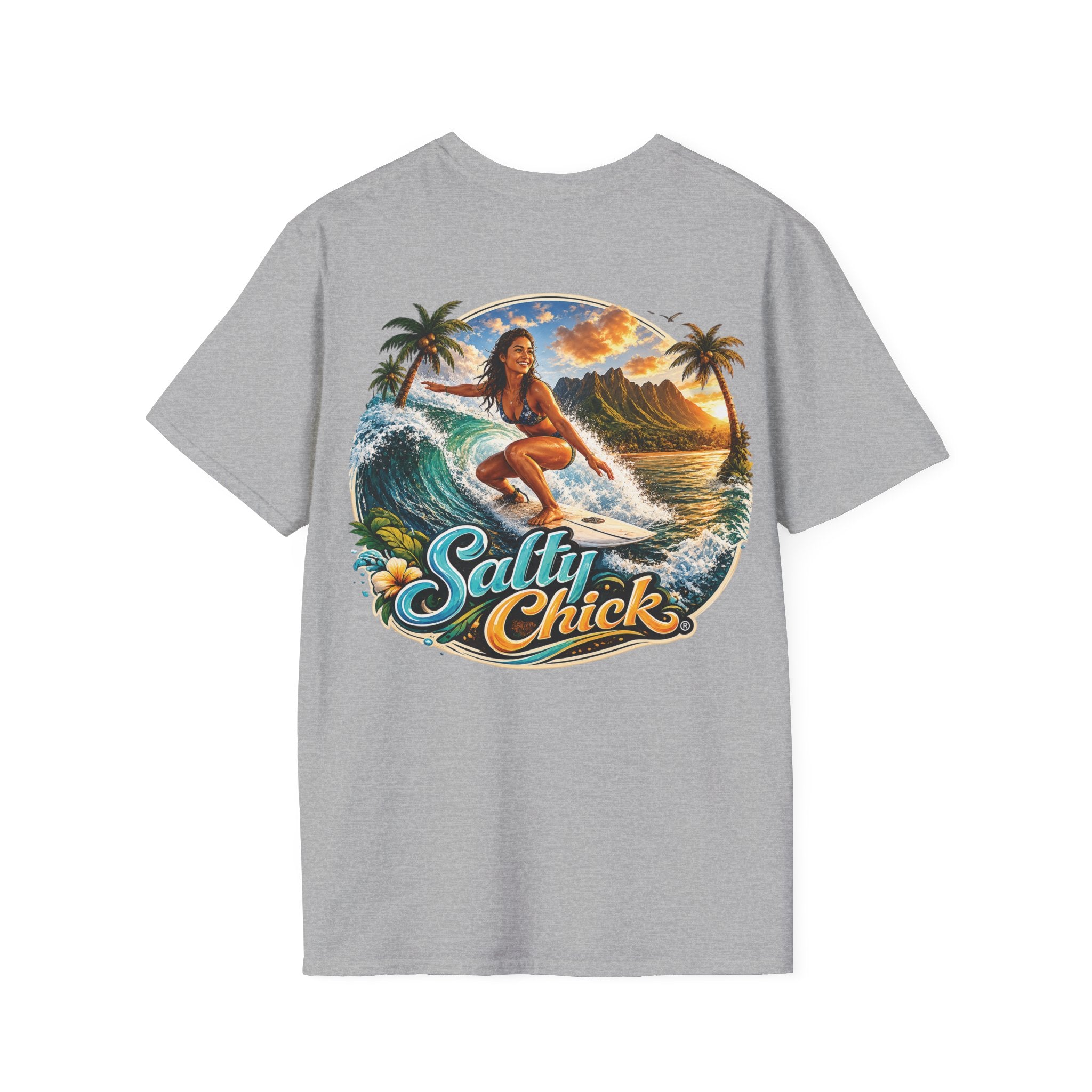 Salty Chick Surf's Up Cotton Tee – Coastal Life