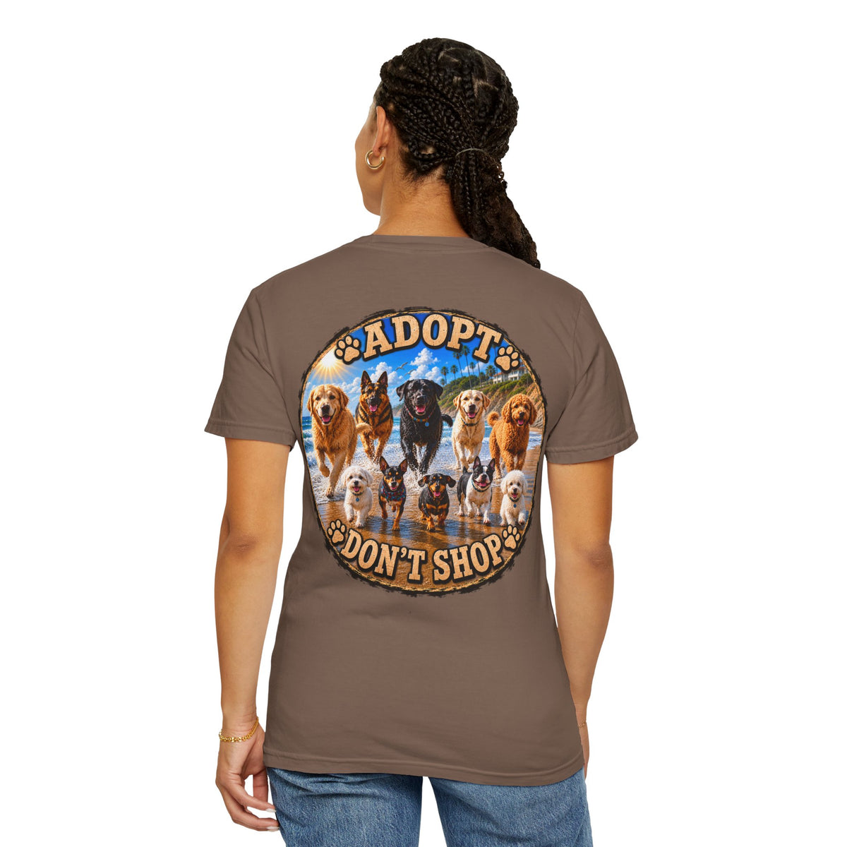 Adopt Don’t Shop Dog Cotton T‑Shirt