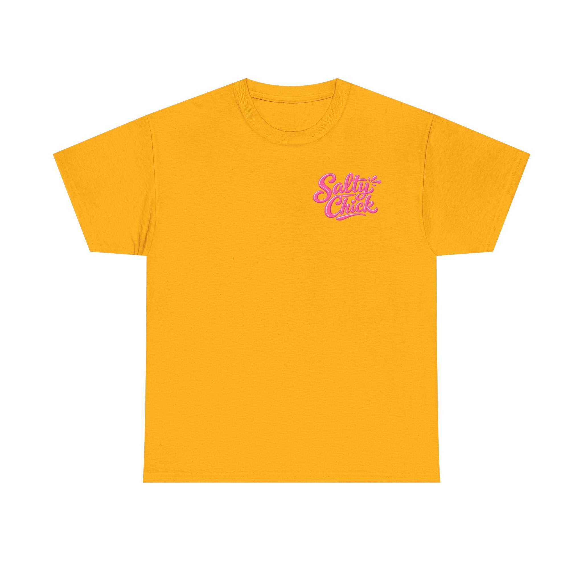 Salty Chick Hooked & Happy Heavy Cotton Tee – Fishing