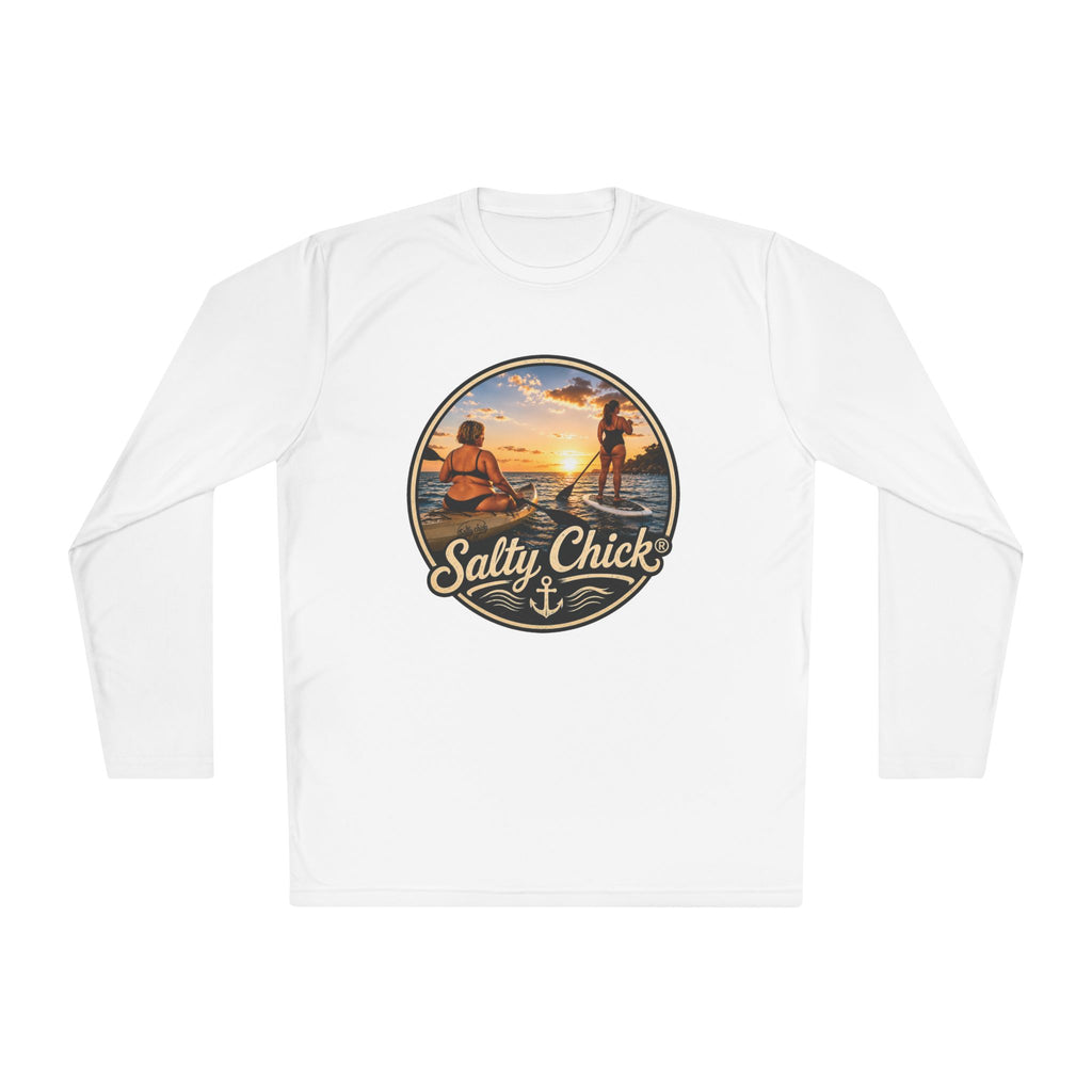 Salty Chick Paddle & Glide Long Sleeve Performance Tee – Kayak & Paddleboard