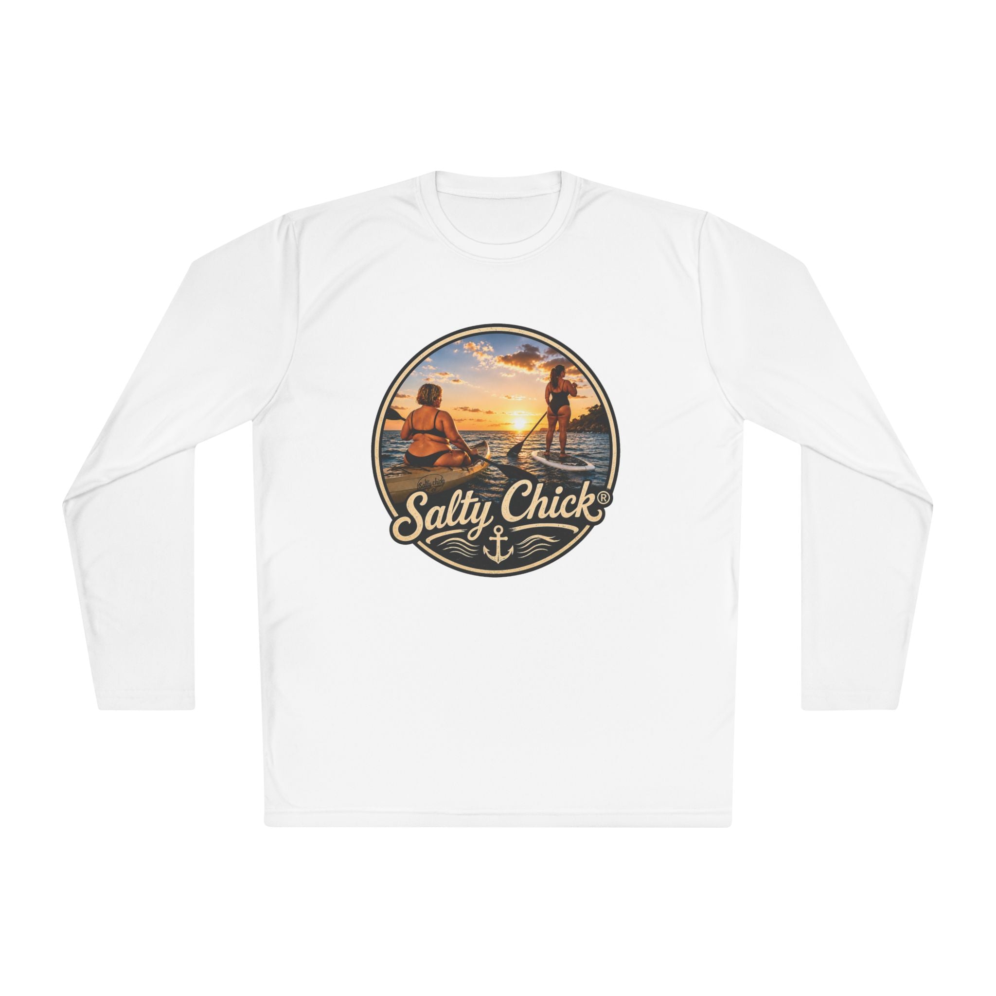 Salty Chick Paddle & Glide Long Sleeve Performance Tee – Kayak & Paddleboard
