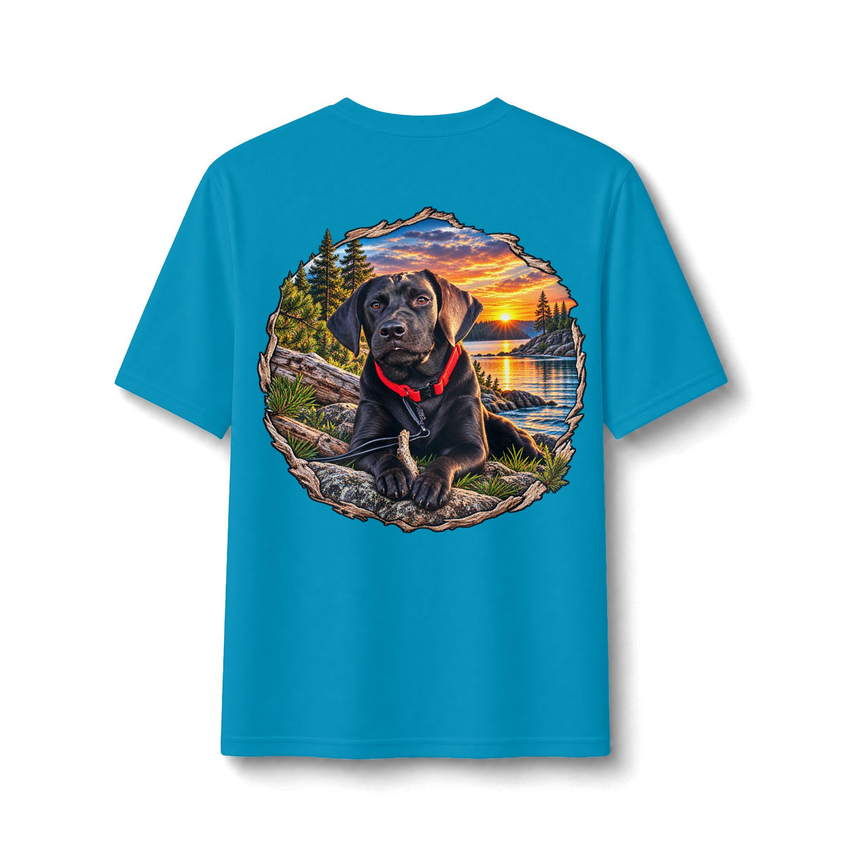 Choc Labrador Performance Tee