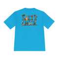 Salty Chick Lettering Moisture Wicking Short Sleeve – Coastal Life