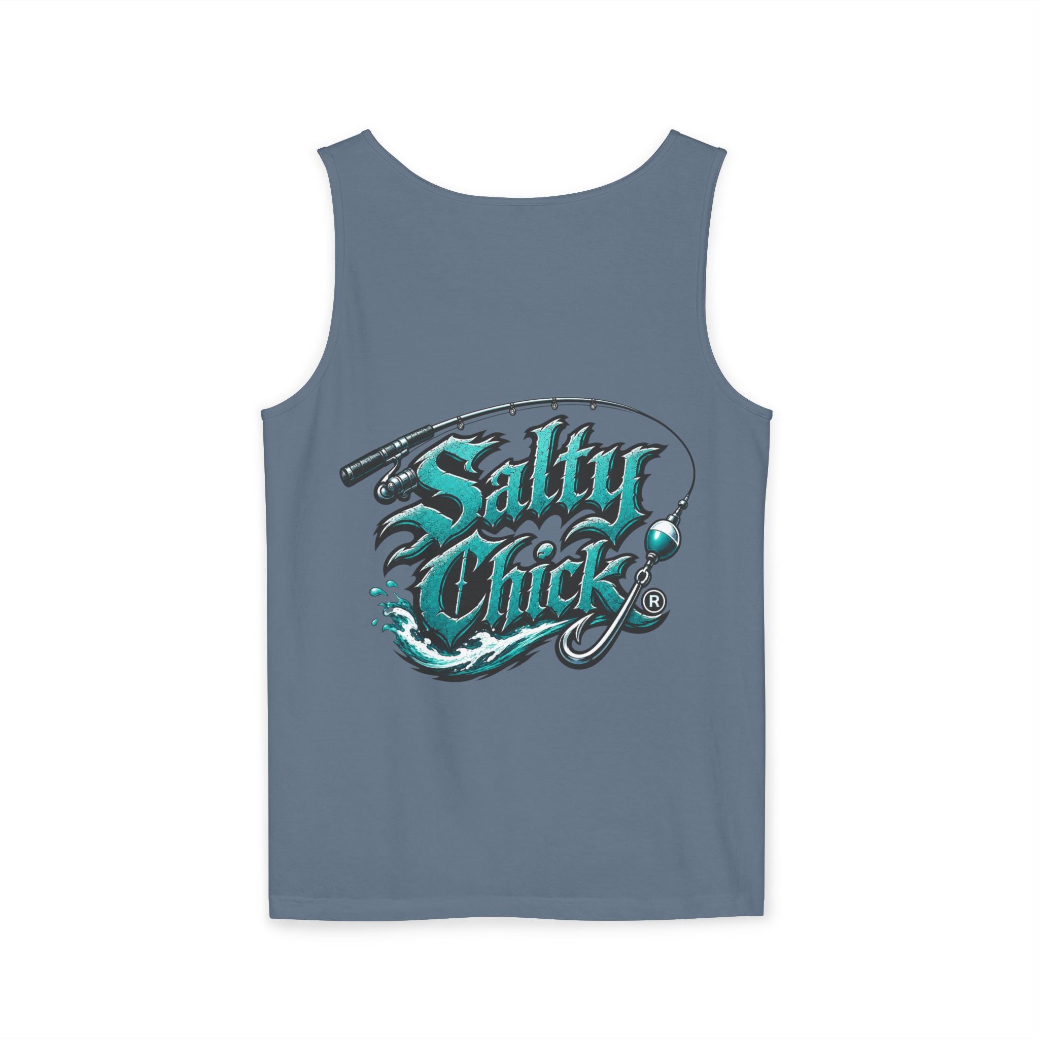 Salty Chick Tide & Hook Garment-Dyed Tank – Fishing