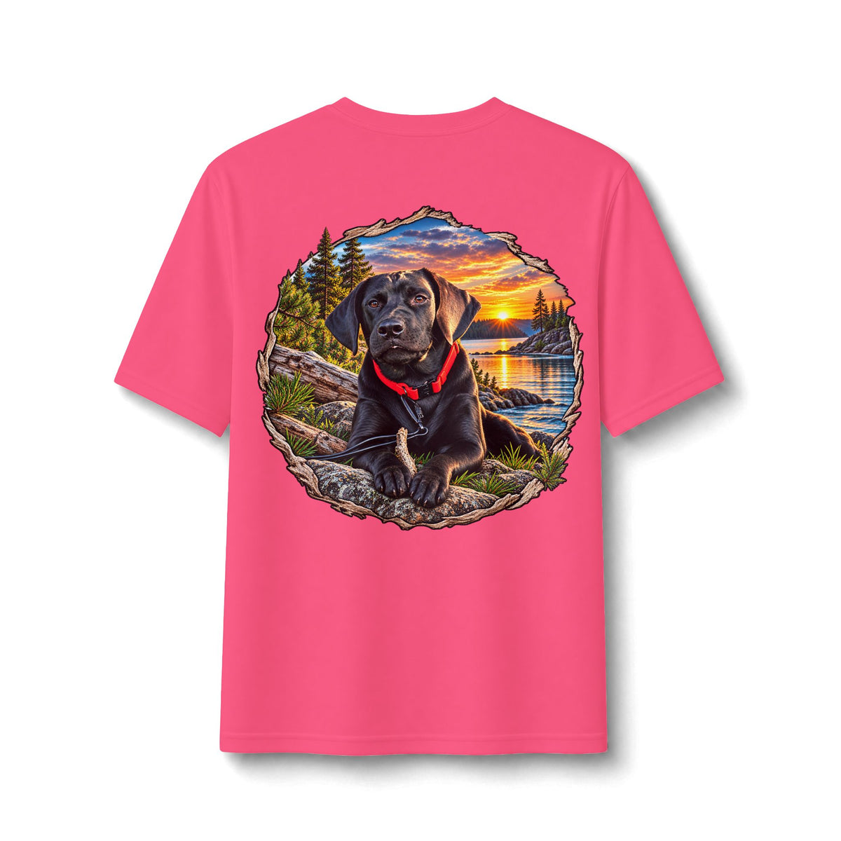Choc Labrador Performance Tee