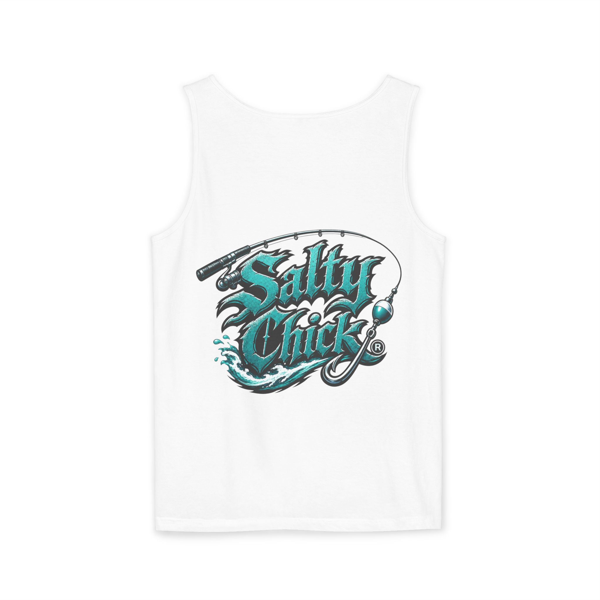 Salty Chick Tide & Hook Garment-Dyed Tank – Fishing