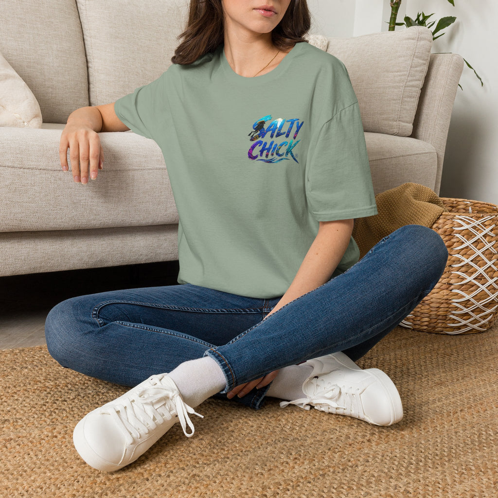 Salty Chick Diver Down Cotton Tee – Coastal Life