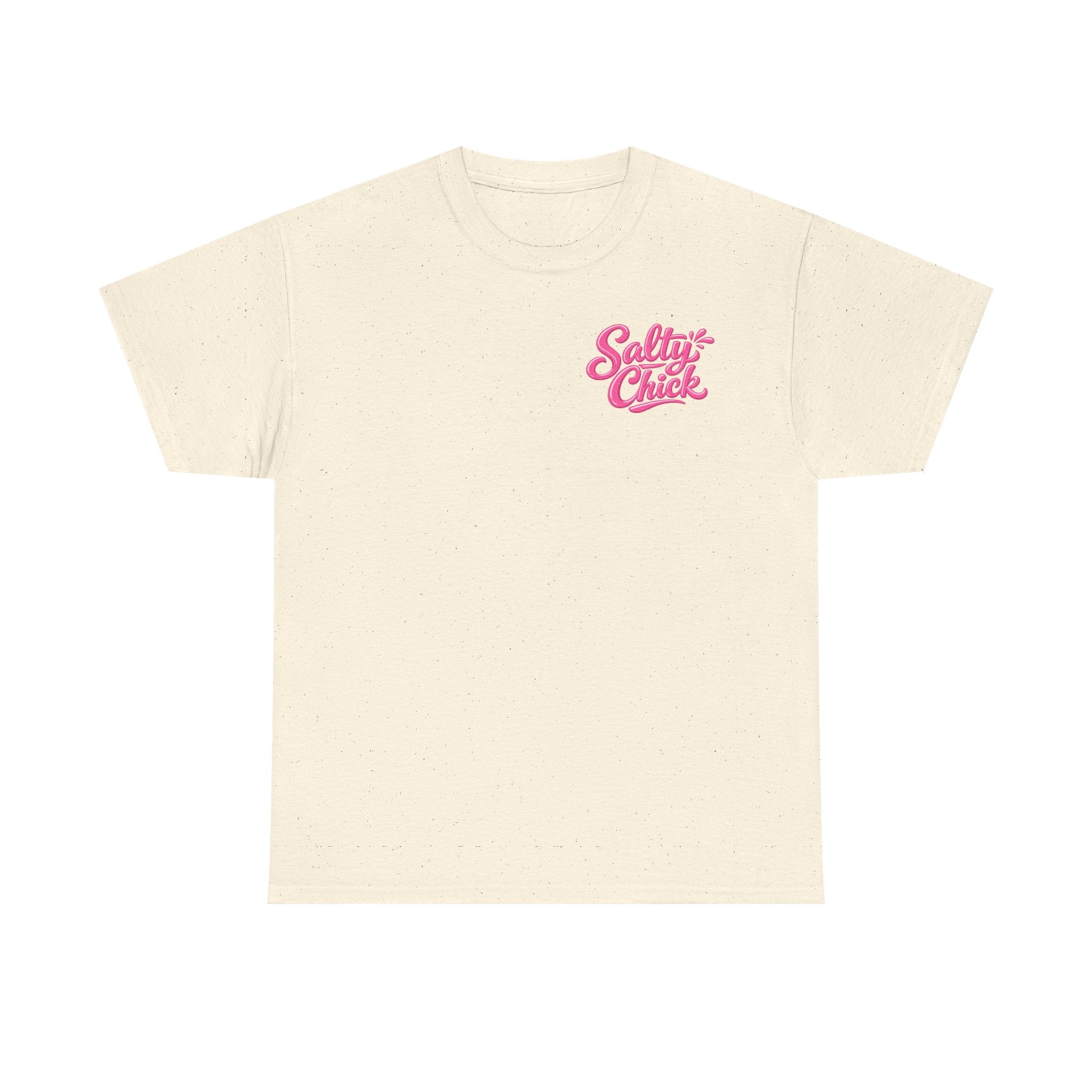 Salty Chick Hooked & Happy Heavy Cotton Tee – Fishing