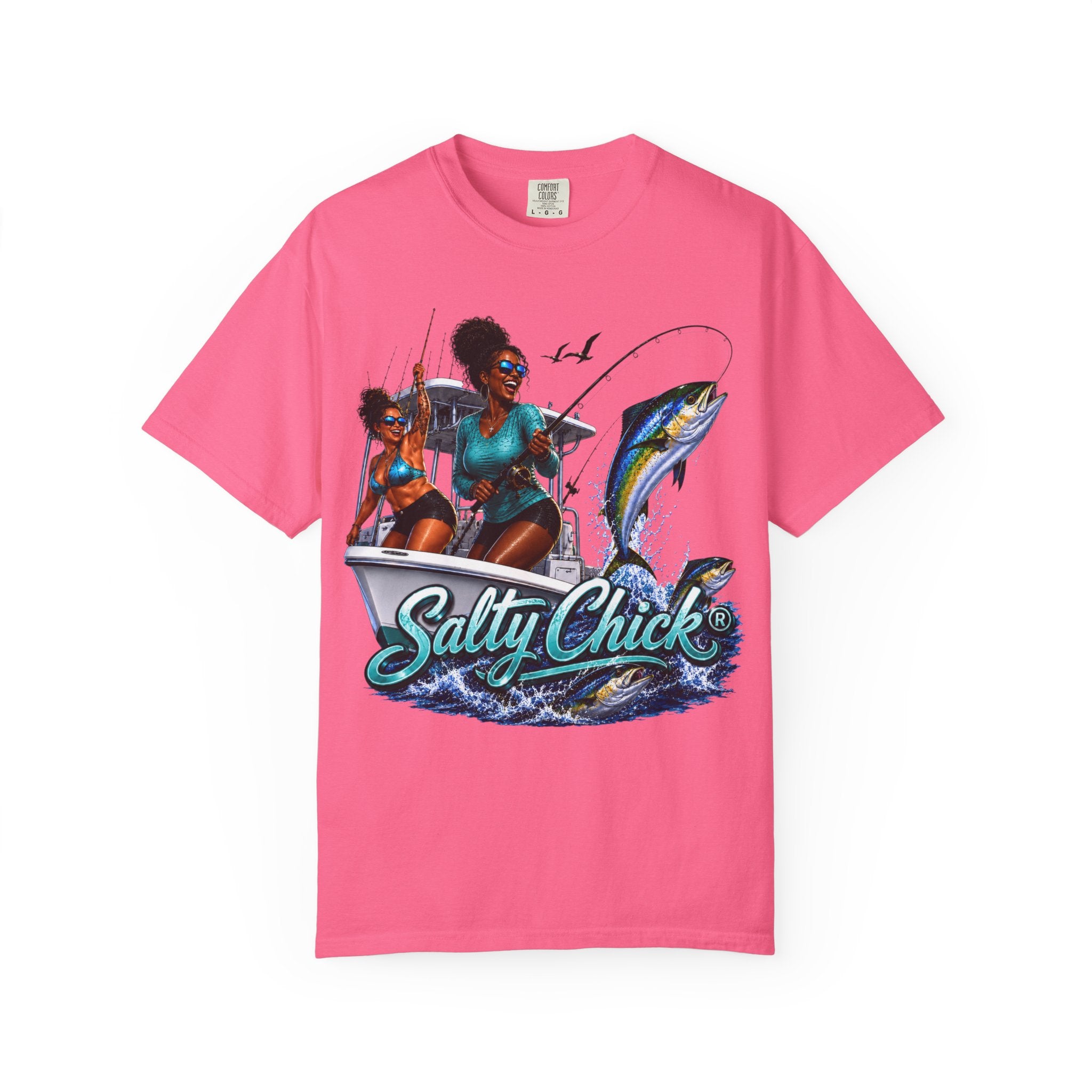 Salty Chick Sunset Ride Cotton Tee – Coastal Life