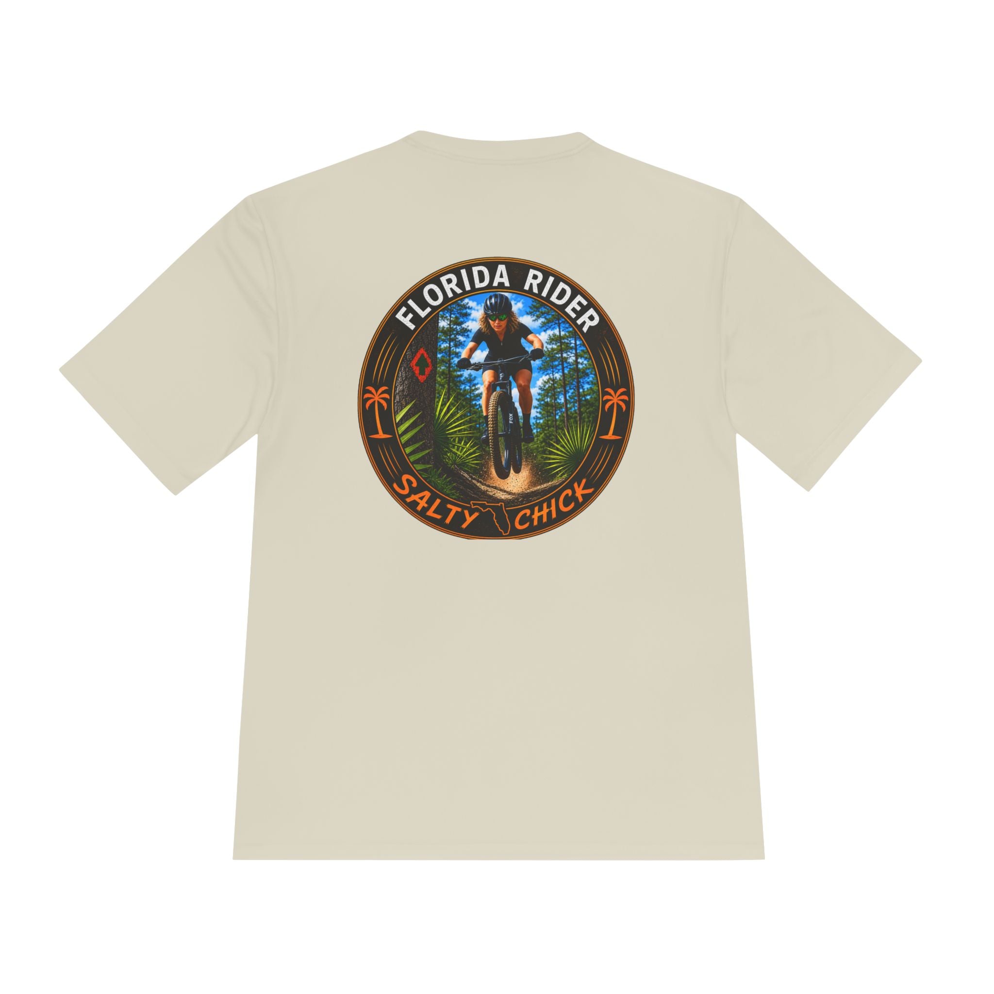 Salty Chick Singletrack Performance Tee – Mountain Biking & Trails