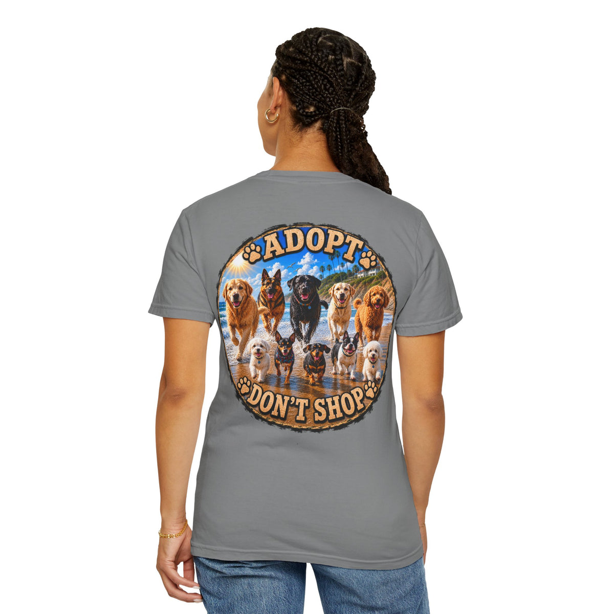 Adopt Don’t Shop Dog Cotton T‑Shirt