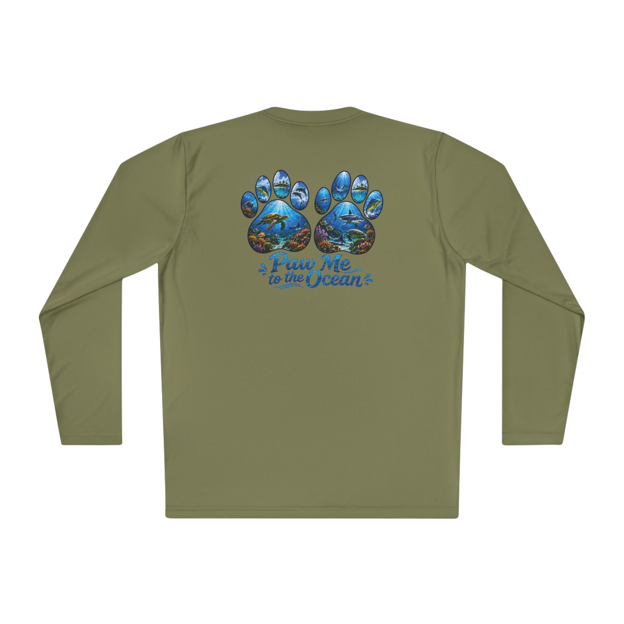 Salty Chick Paw Me to the Ocean Long Sleeve Performance Tee – Coastal Life