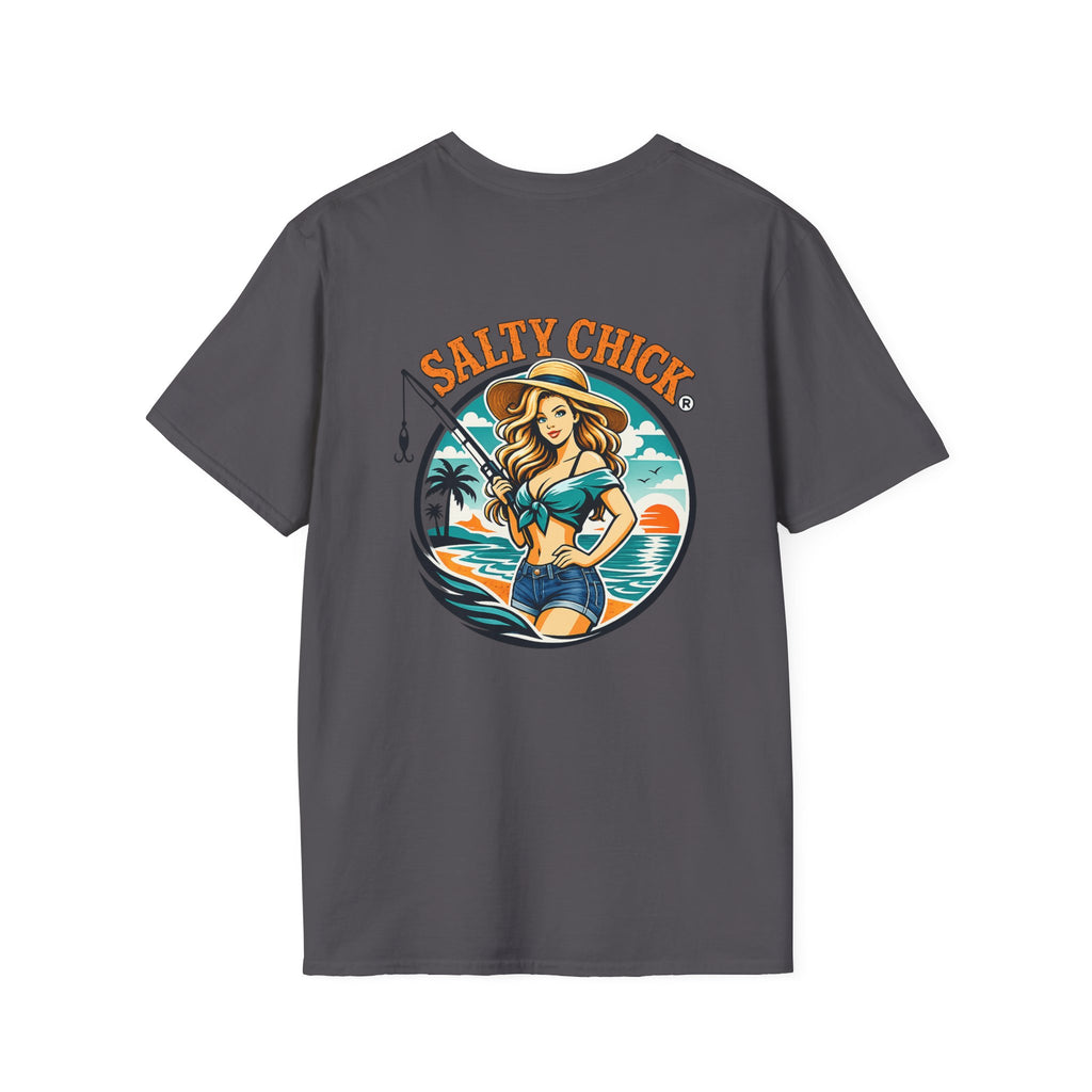Salty Chick Girly Front Design Cotton Tee 2 – Coastal Life