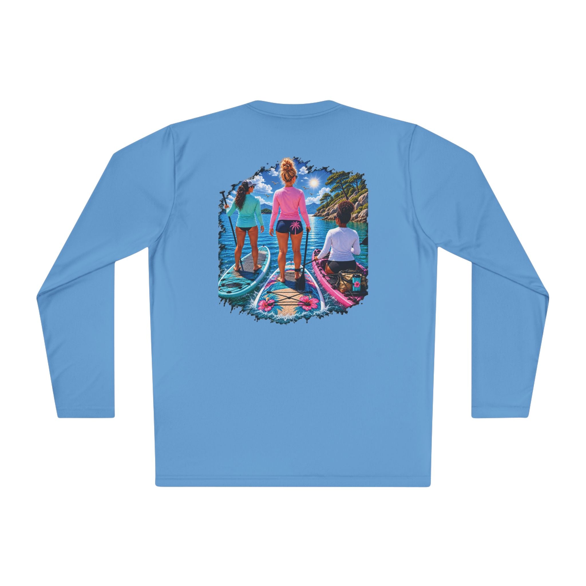 Paddleboading on the river Moisture Wicking Long Sleeve