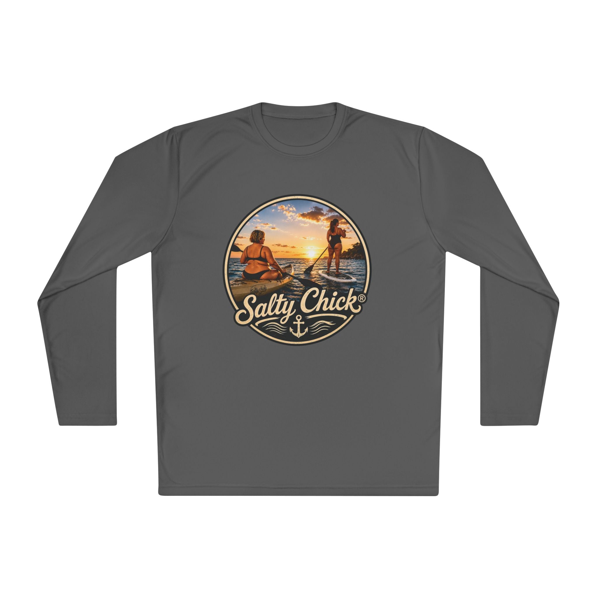 Salty Chick Paddle & Glide Long Sleeve Performance Tee – Kayak & Paddleboard